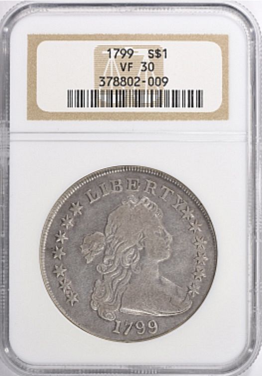 1799 P DRAPED BUST SILVER DOLLAR For Sale, Buy Now Online Item 568369