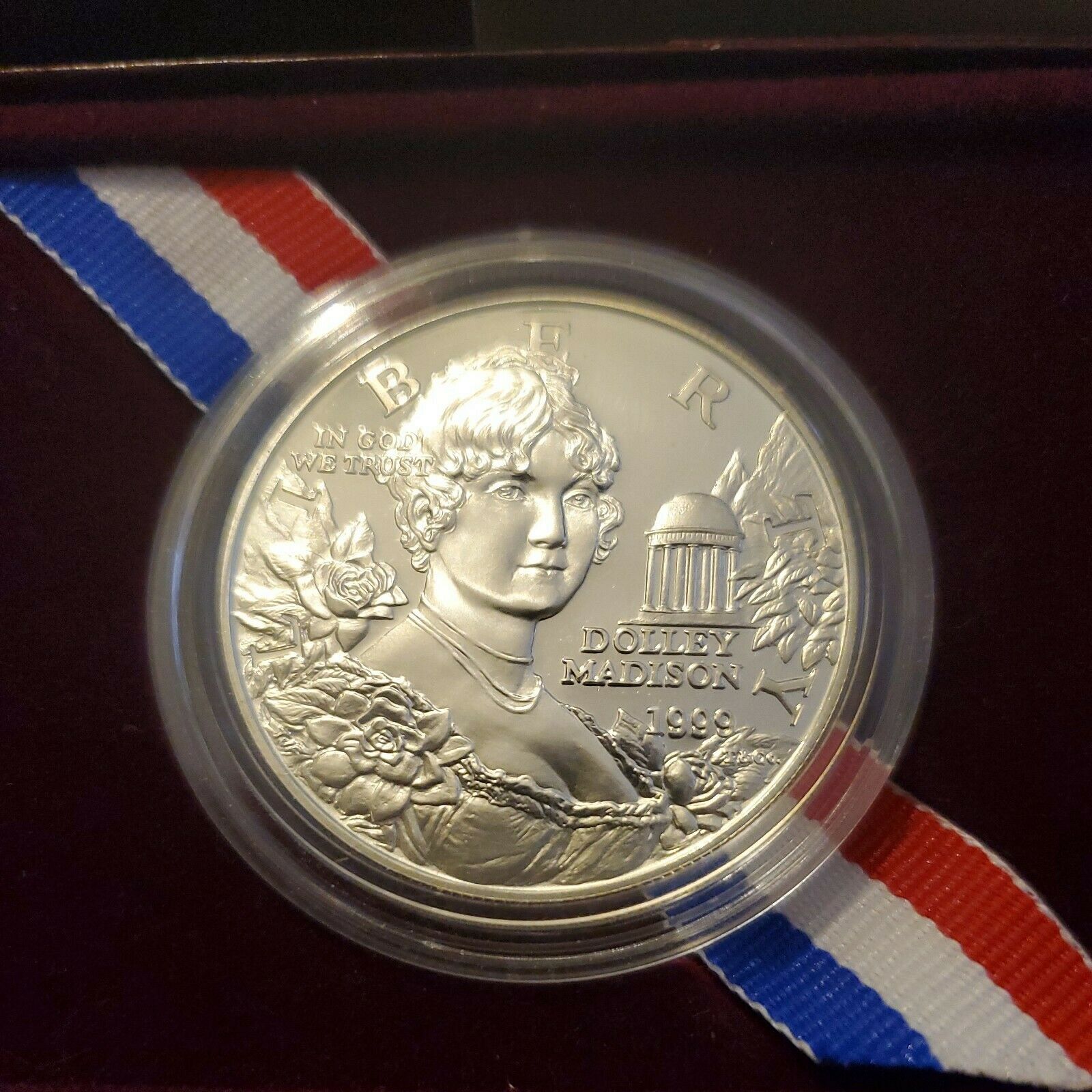 1999 Dolley Madison Commemorative Silver Dollar - For Sale, Buy Now