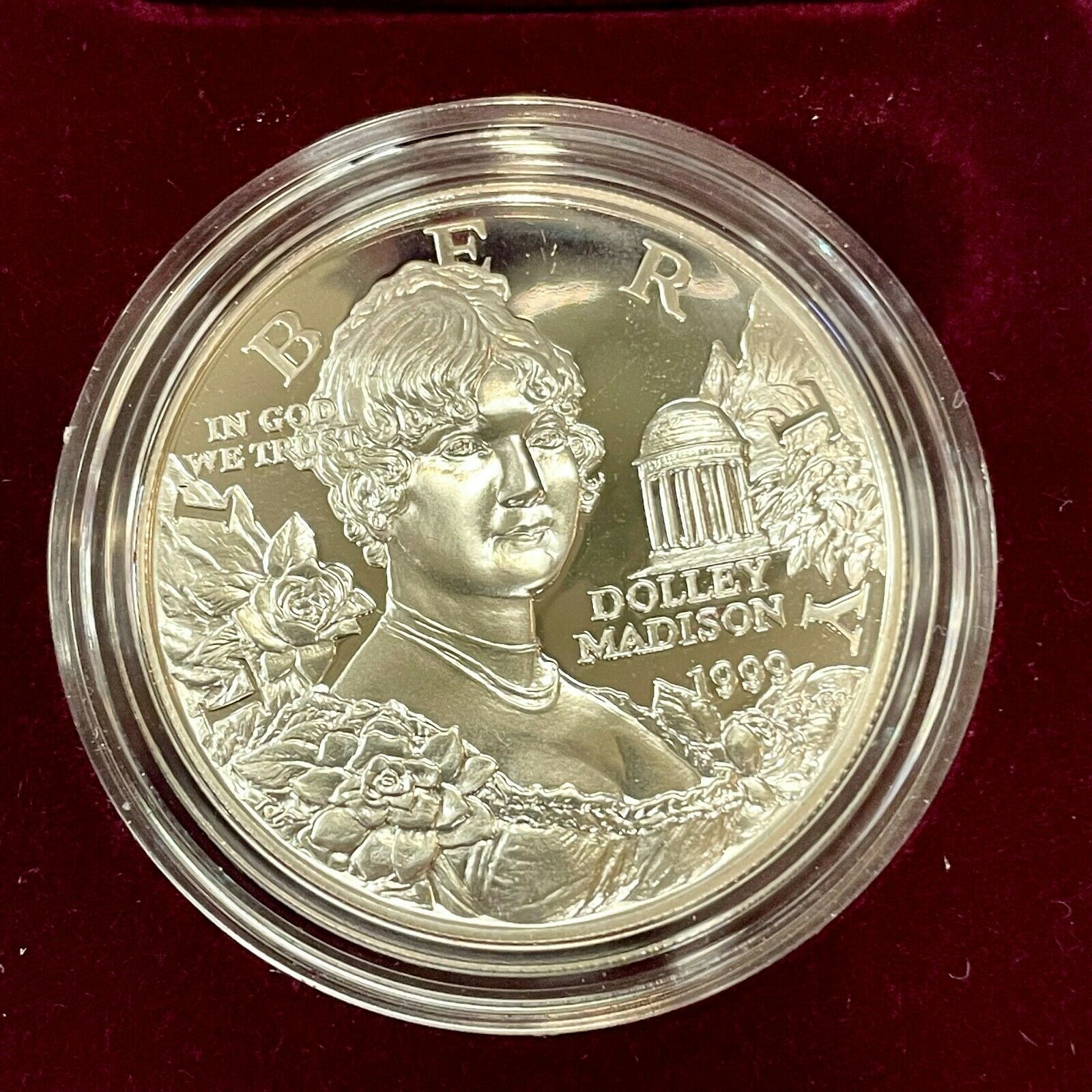 1999 Dolley Madison Commemorative Silver Dollar - For Sale, Buy Now