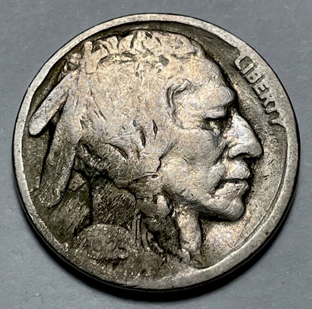 1923 Buffalo Nickels Indian Head Nickel - Line Type 6932 - For Sale ...