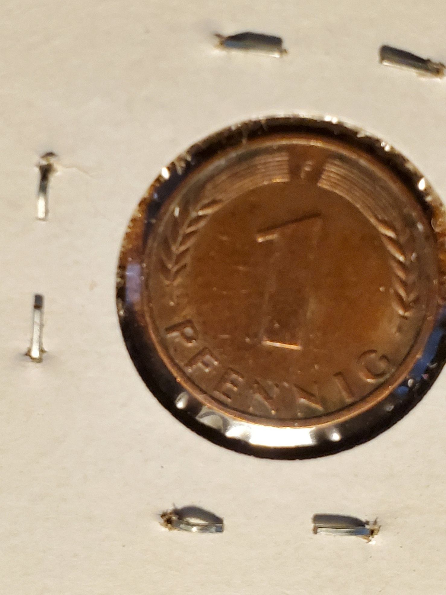 1950 F Germany 1 Pfennig For Sale Buy Now Online Item 616653