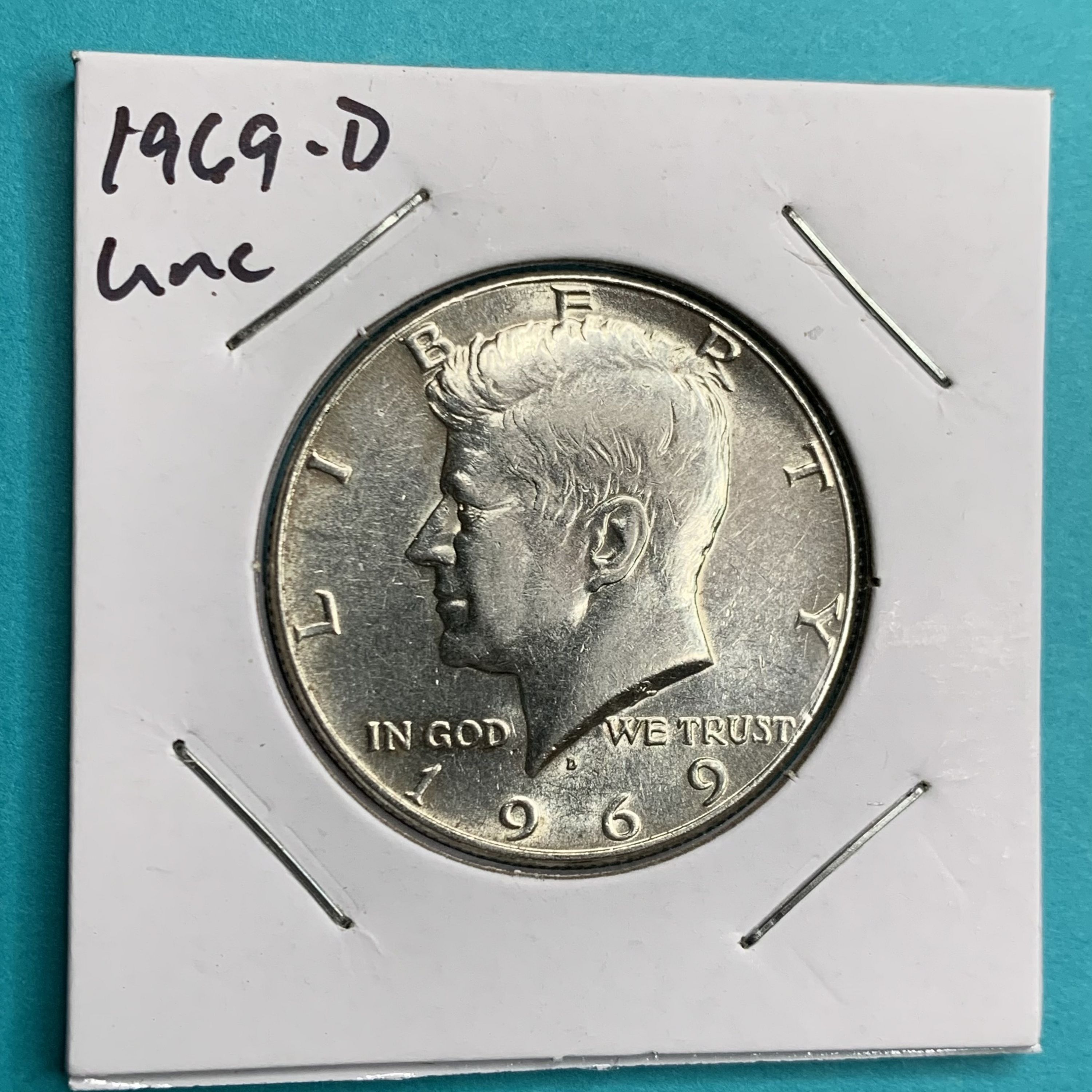 1969D Kennedy Half Dollar 40 Silver For Sale, Buy Now Online Item