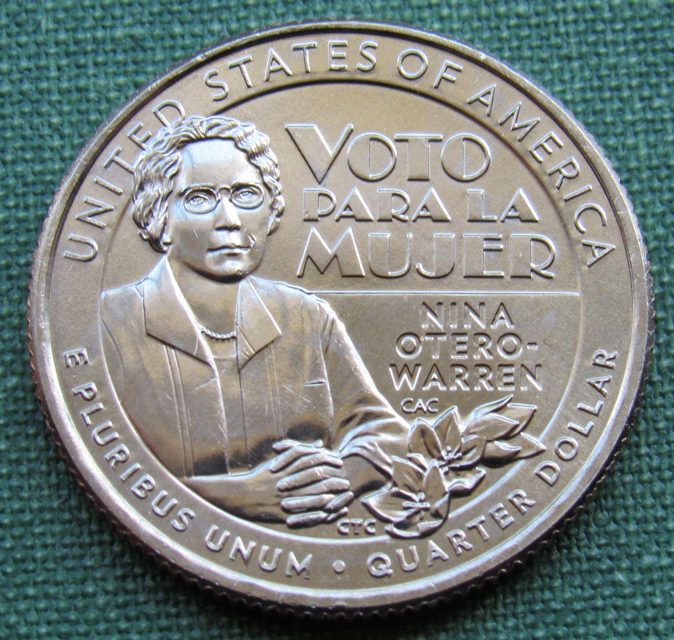 2022P Nina Otero-Warren American Women Quarters - For Sale, Buy Now ...