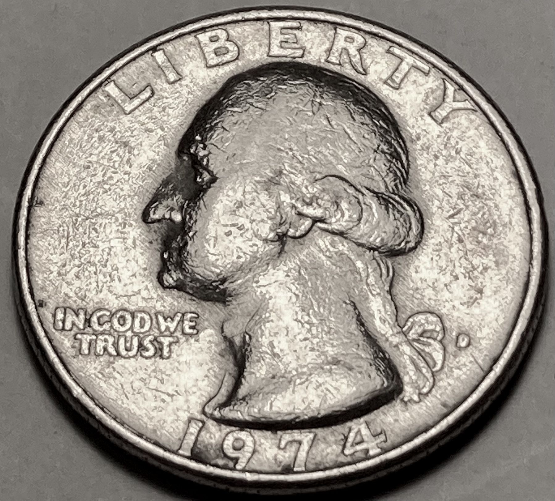1974 D Washington Quarters For Sale, Buy Now Online Item 626124