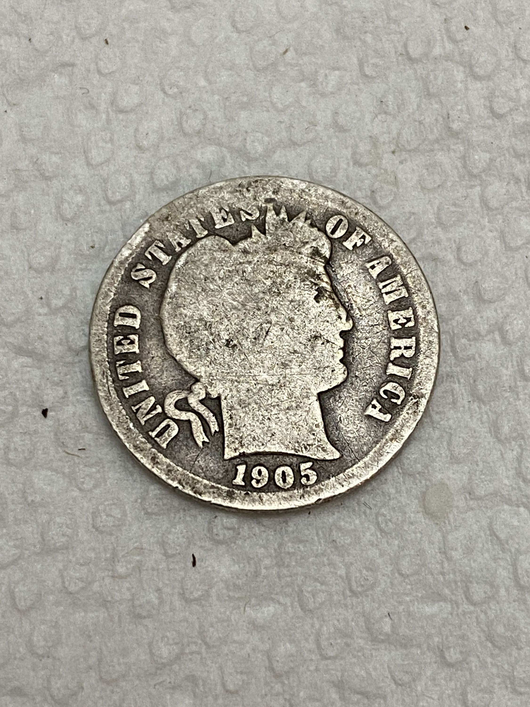 1905 O Barber Dimes For Sale, Buy Now Online Item 639372