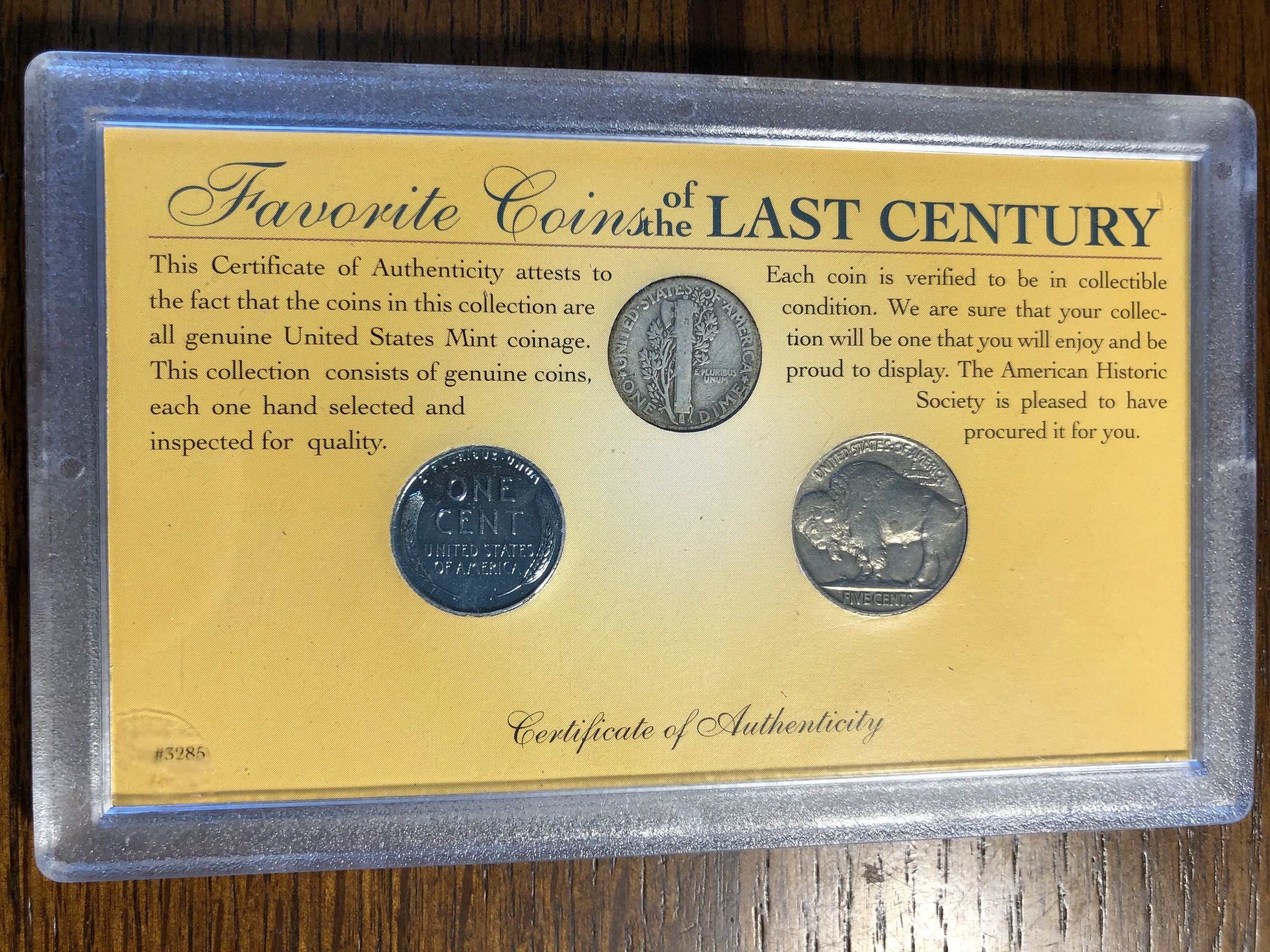 united-states-favorite-coins-of-the-last-century-in-display-case-nice