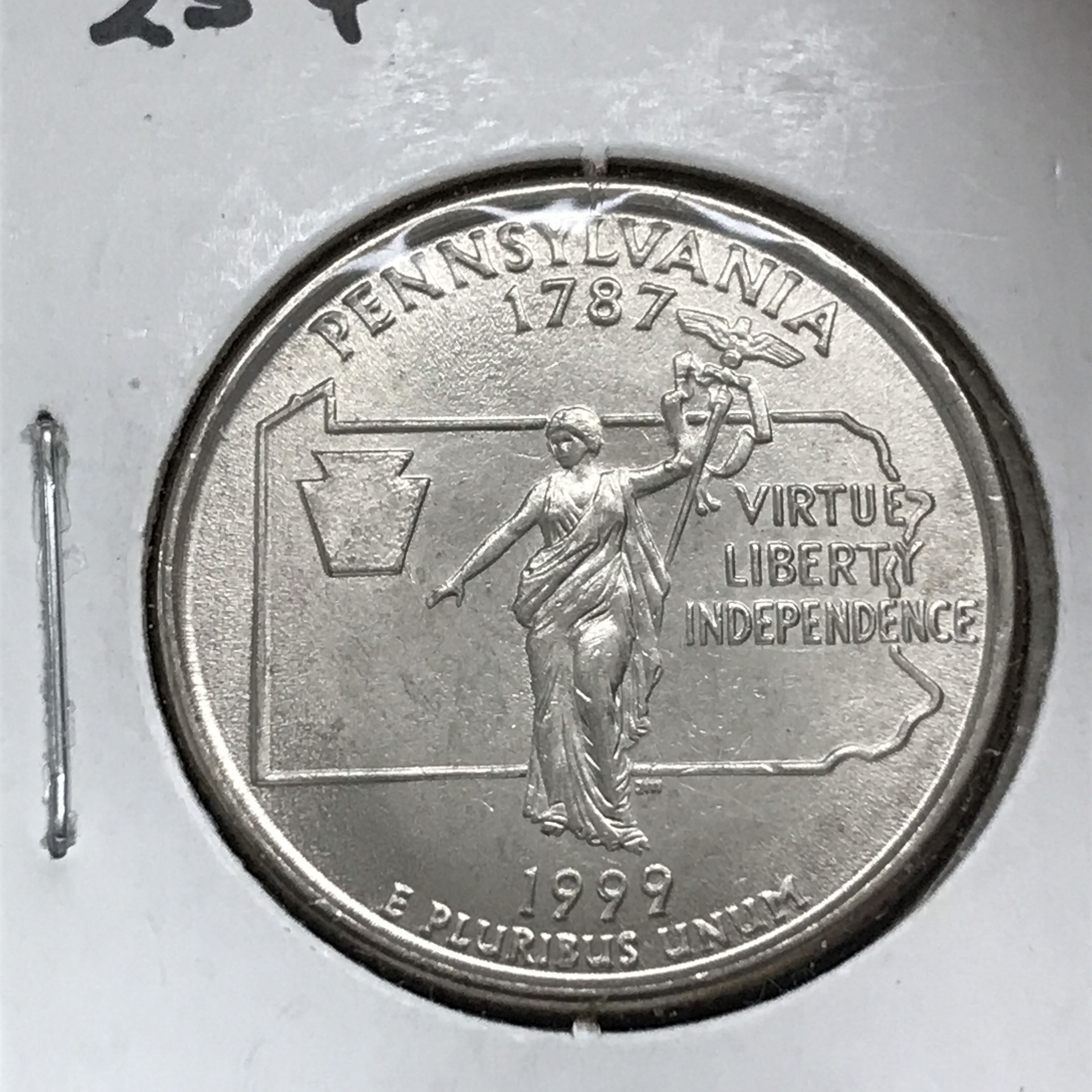 1999 P Uncirculated 50 States Quarter Pennsylvania 1212 11 For 