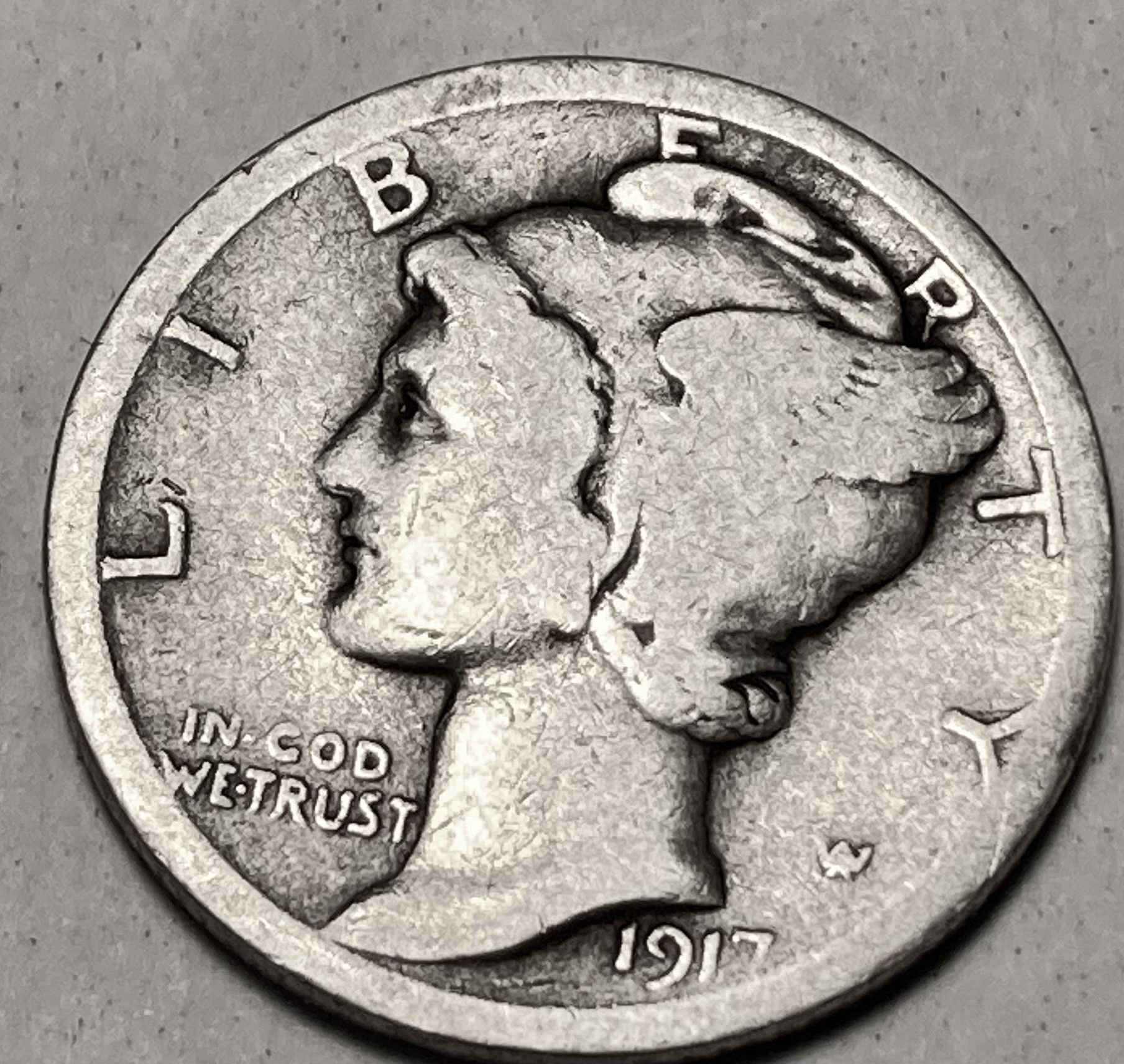 1917 P Mercury Dimes - For Sale, Buy Now Online - Item #656268