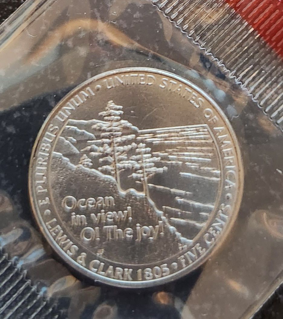 2005 D Nickel Ocean In View 2005-D Ocean In View Jefferson Nickel - BU In Original Mint Cello - For