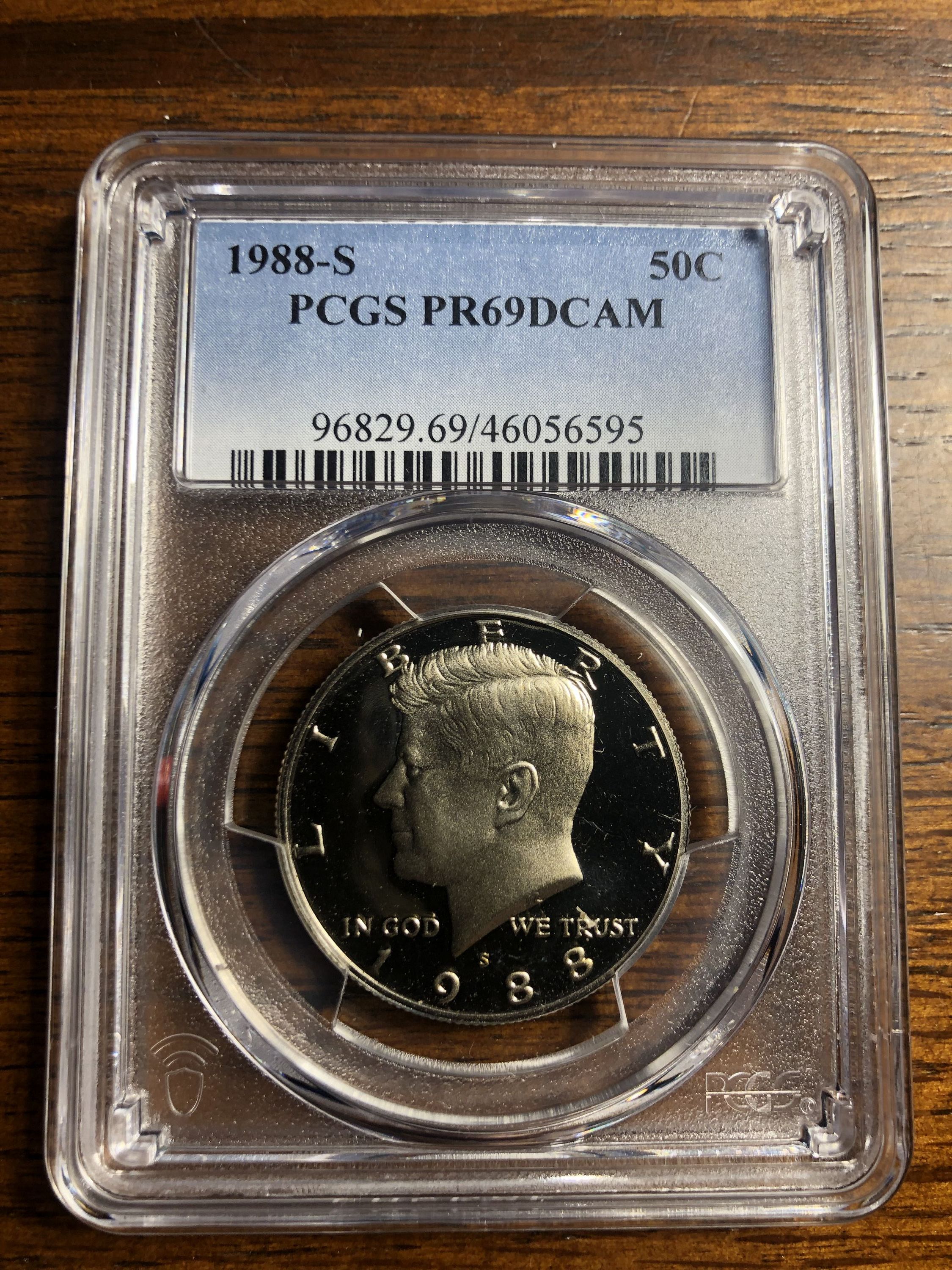 1988s Kennedy Half dollar PCGS graded PR69DCAM NICE - For