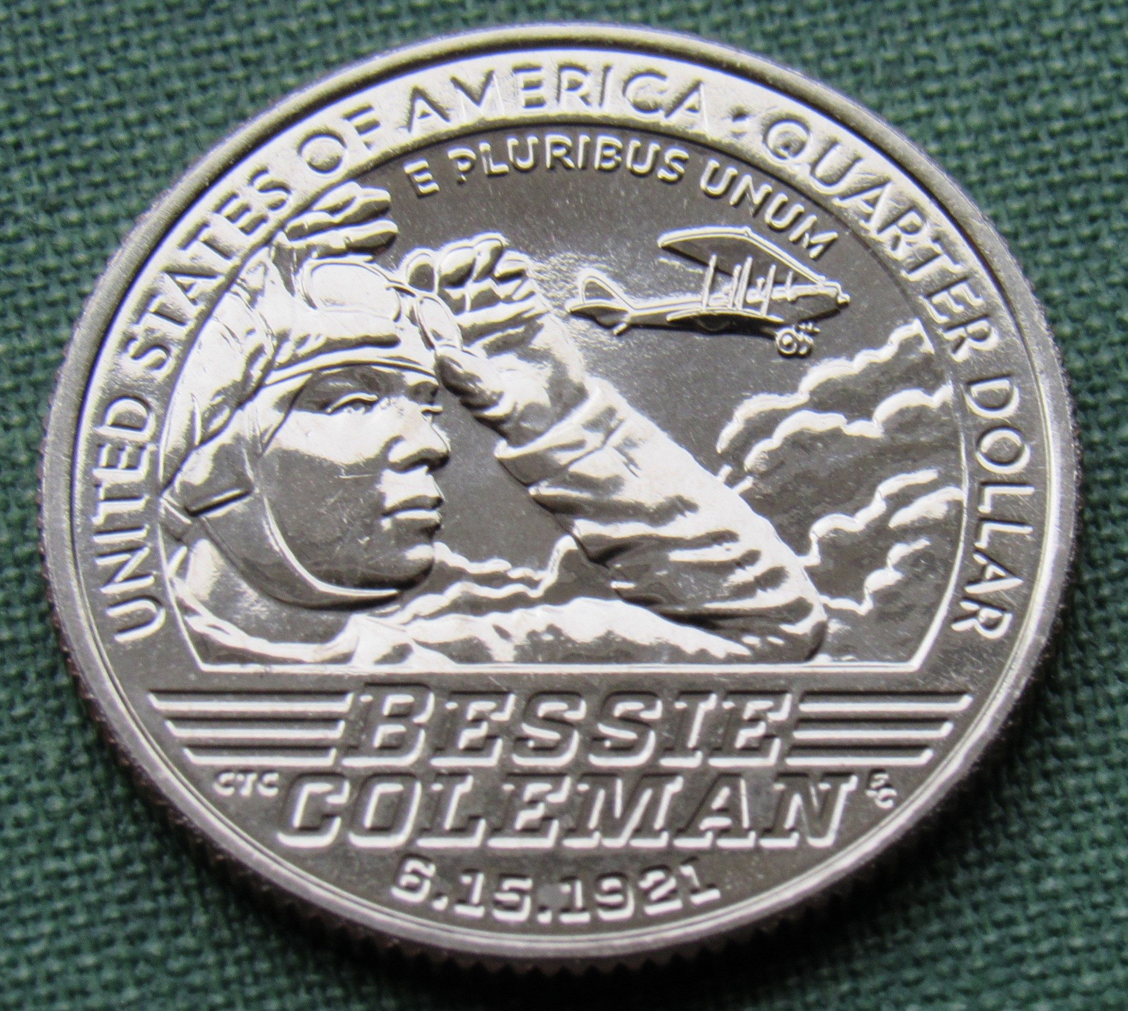 2023 S Bessie Coleman American Women Quarters: Uncirculated - For Sale ...