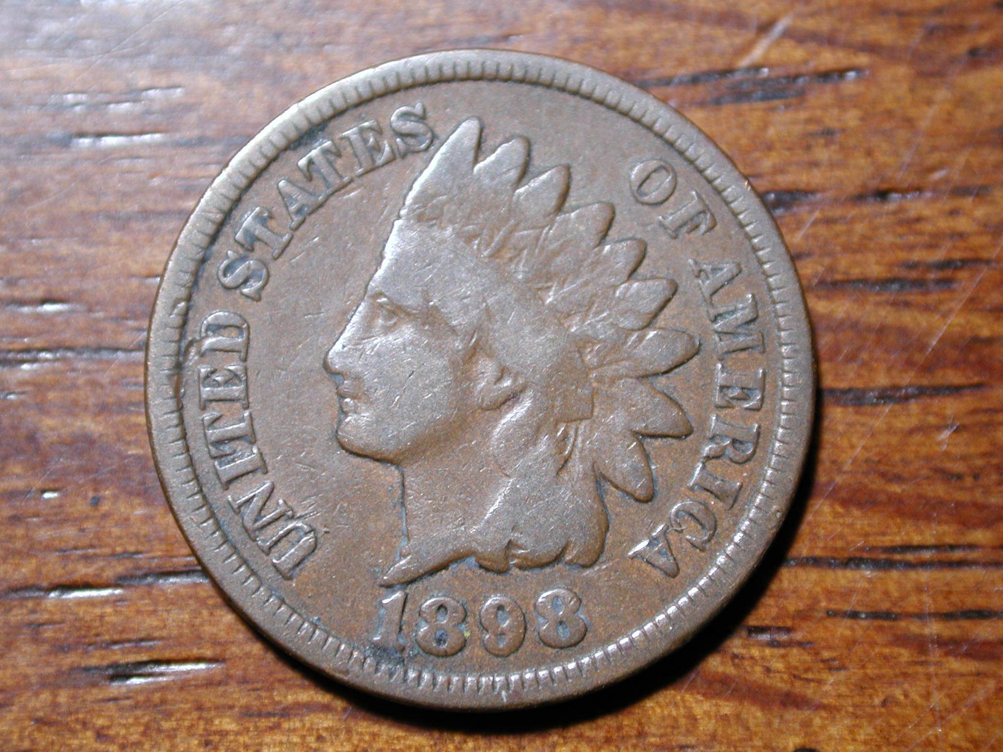 1898 indian head penny cent nice for sale buy now online item 675558