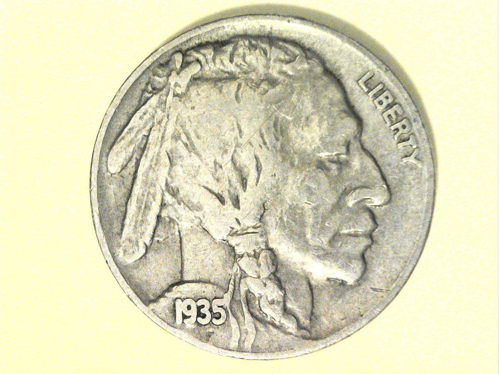 1935 P Buffalo Nickel VF For Sale Buy Now Online Item 679357 1935-p-buffalo-nickel-vf-for-sale-buy-now-online-item-679357