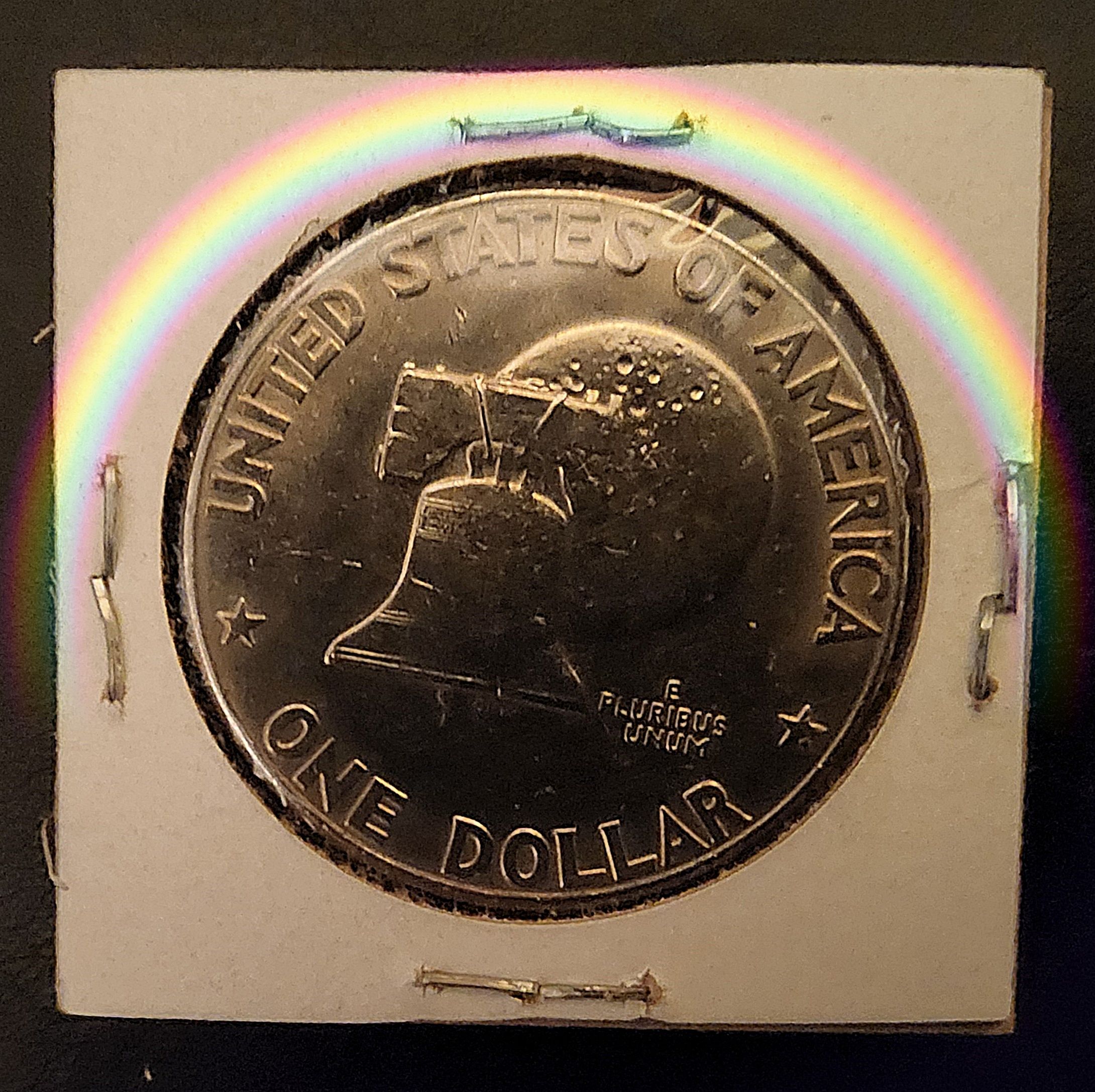 1776 1976 D SILVER SERIES TYPE 1 EISENHOWER BICENTENNIAL DOLLAR IN AU 1976-liberty-bell-lincoln-penny-values-mavin