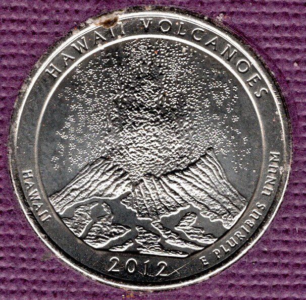 2012 P Hawaii Volcanoes America The Beautiful Quarters 03077 For