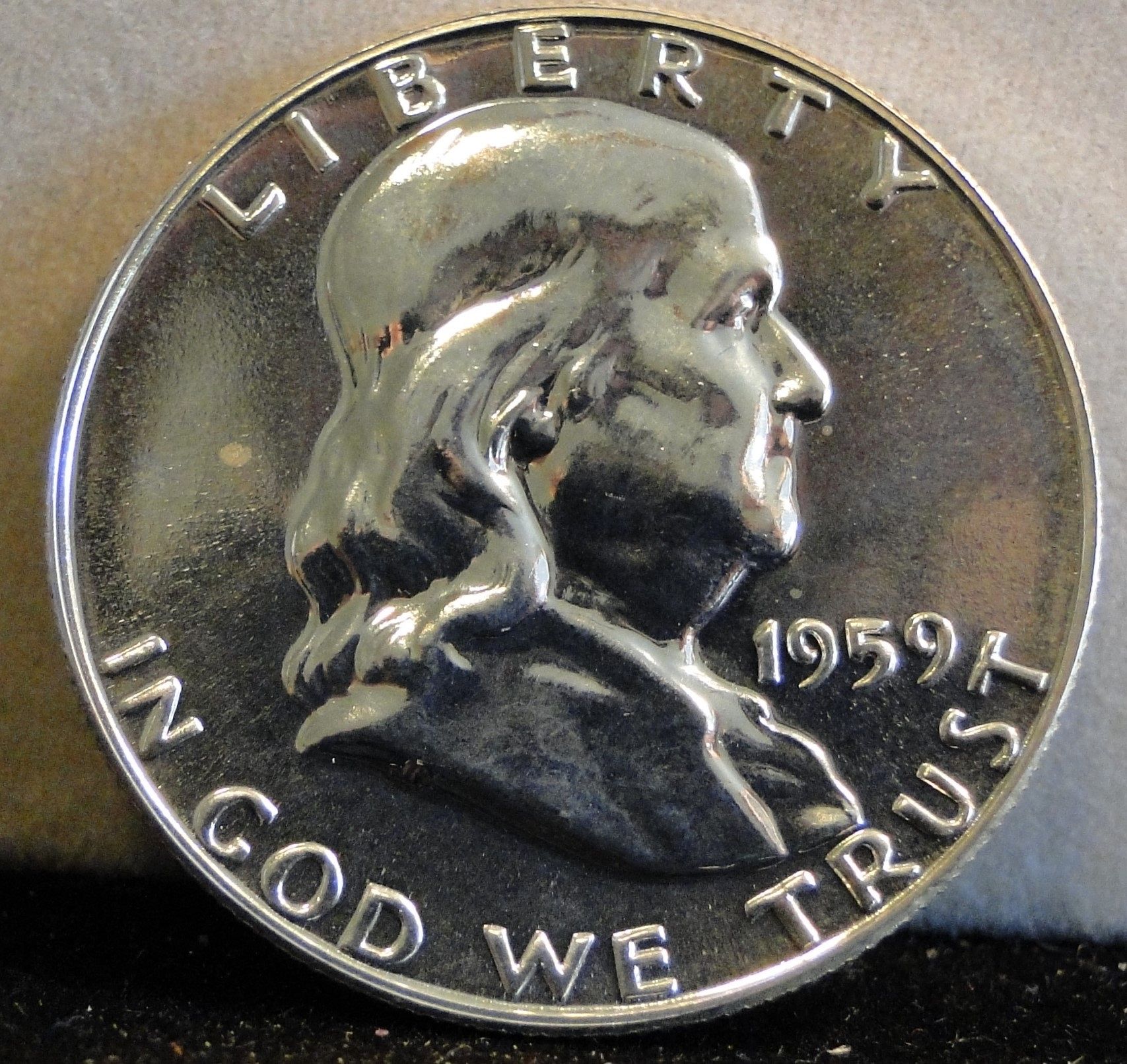 1959 Proof Franklin Half Dollars For Sale, Buy Now Online Item 687108
