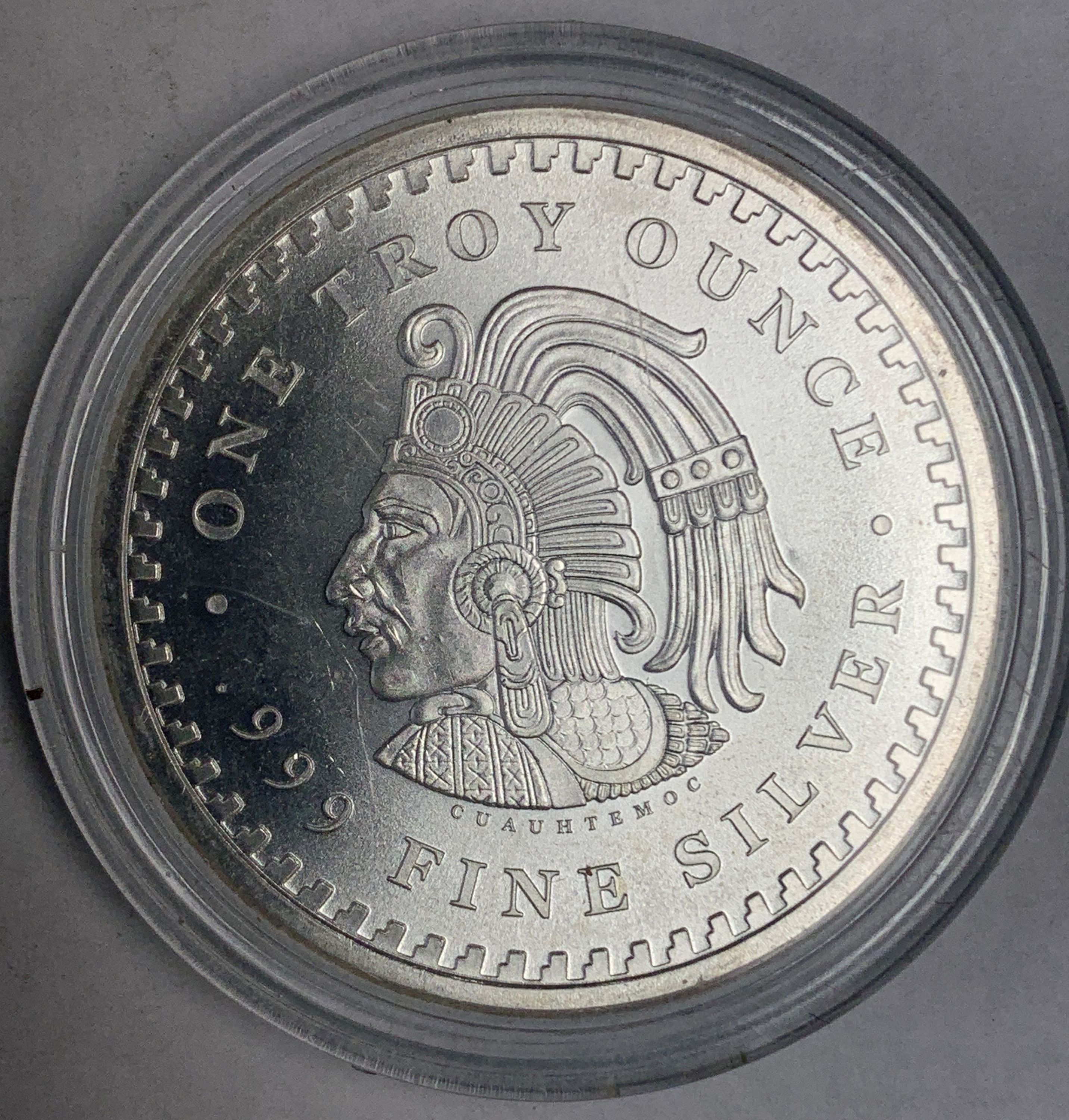 Aztec Calander Silver Round 1oz .999 (4521) - For Sale, Buy Now Online ...