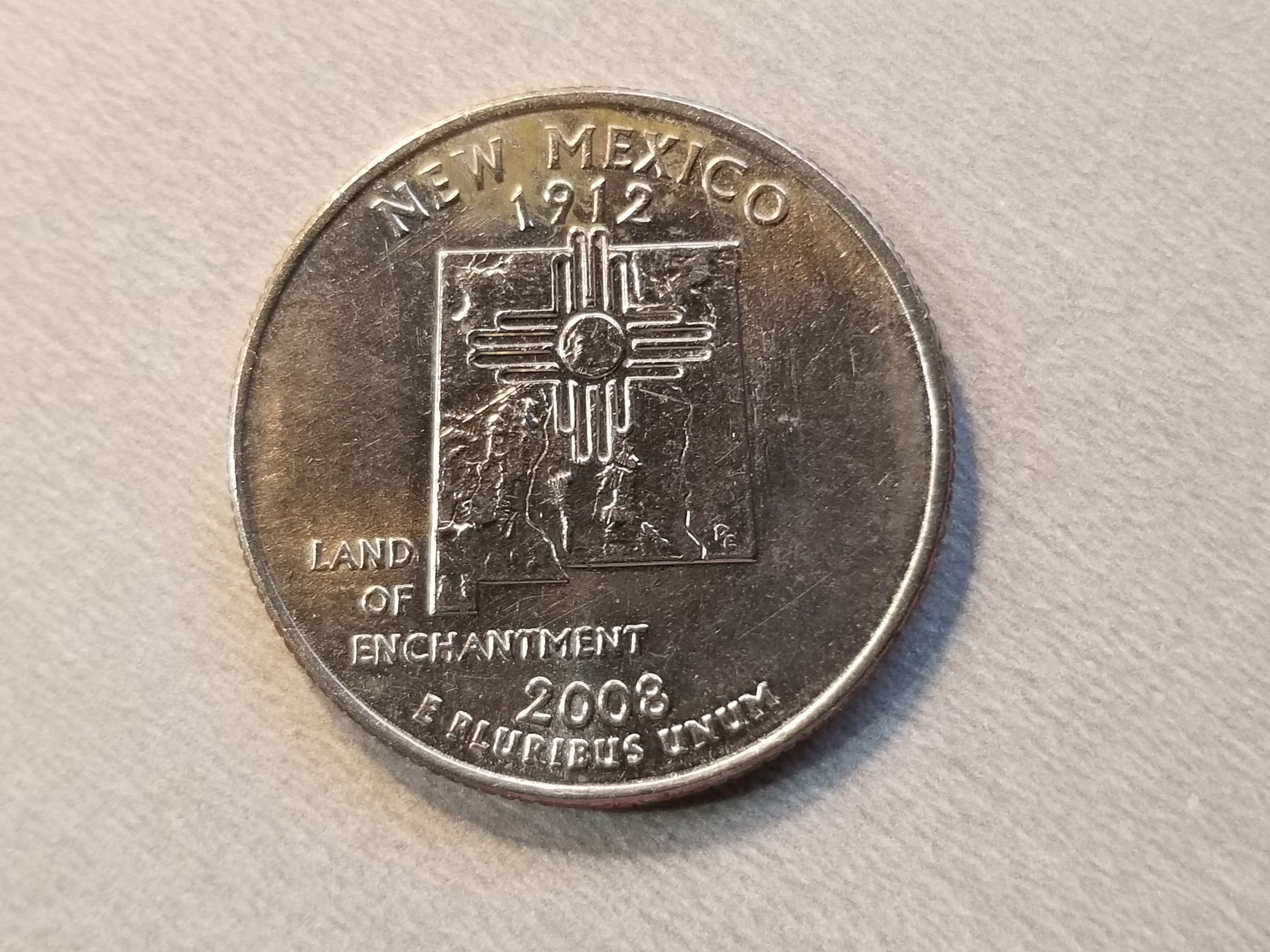 2008 D New Mexico Quarter For Sale, Buy Now Online Item 689425