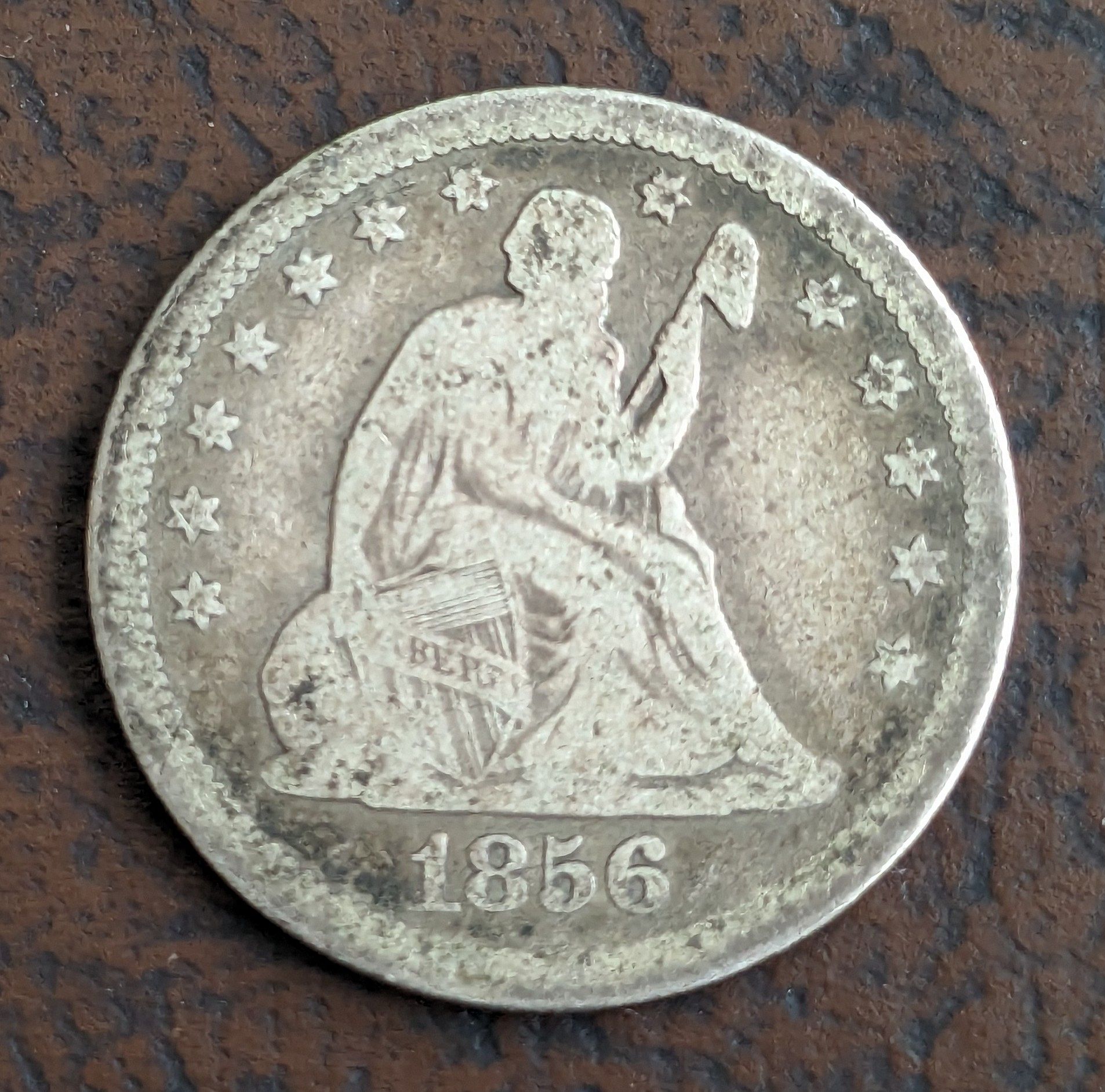 1856 Seated Liberty Quarter For Sale, Buy Now Online Item 690618