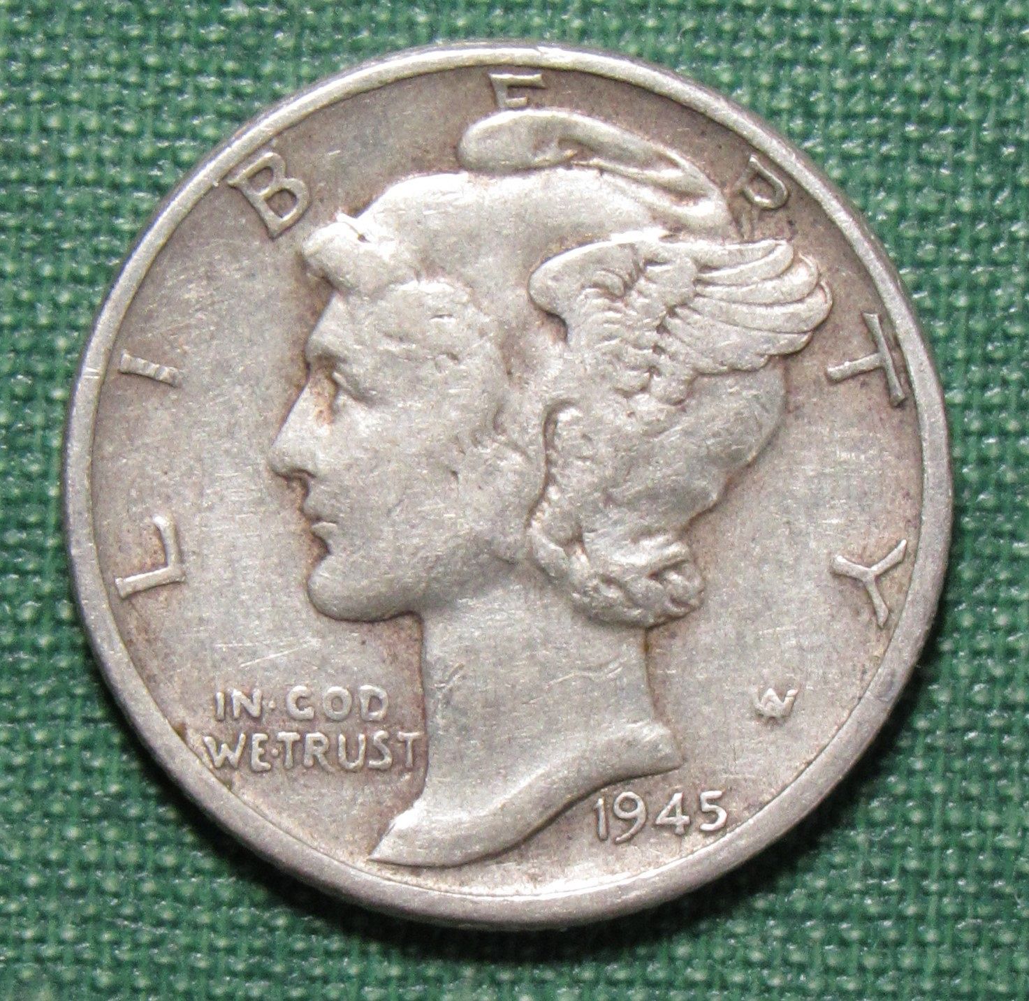 1945 P Mercury Dime - For Sale, Buy Now Online - Item #693676