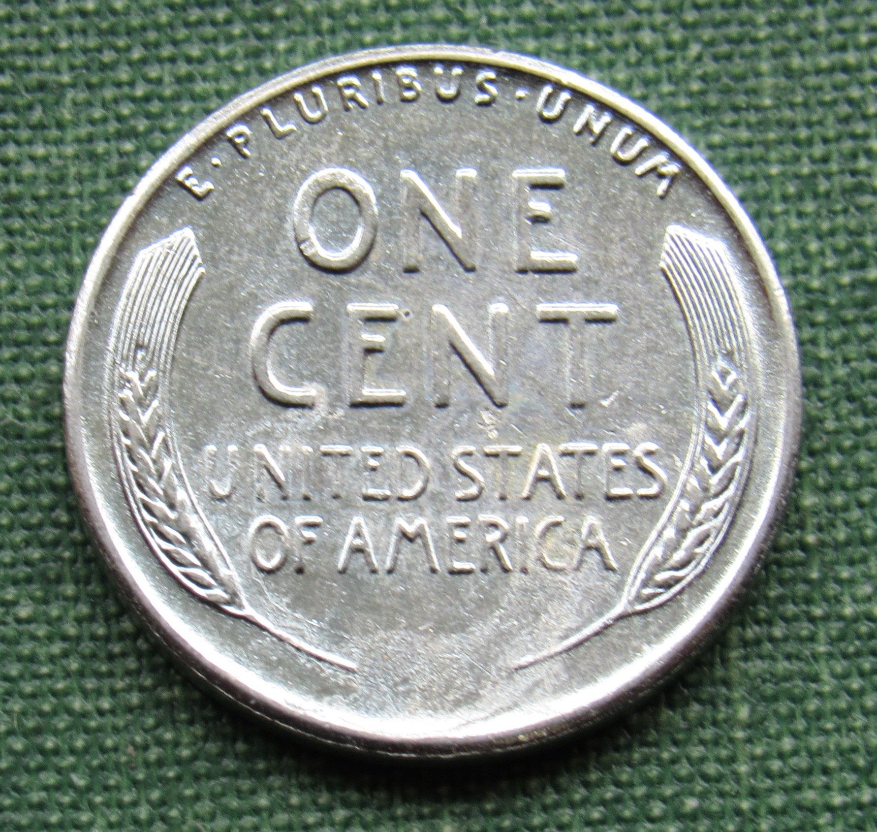 Circulado 1943 Año Lincoln Wheat Centavos Queños De EE