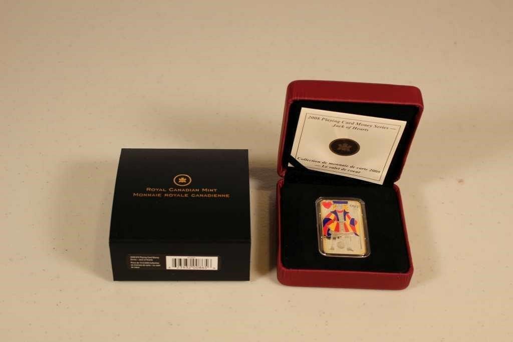 コレクション Playing Card Money Series Jack of Hearts 2008 $15 Coin Playing Card Money Series: Jack Of Hearts