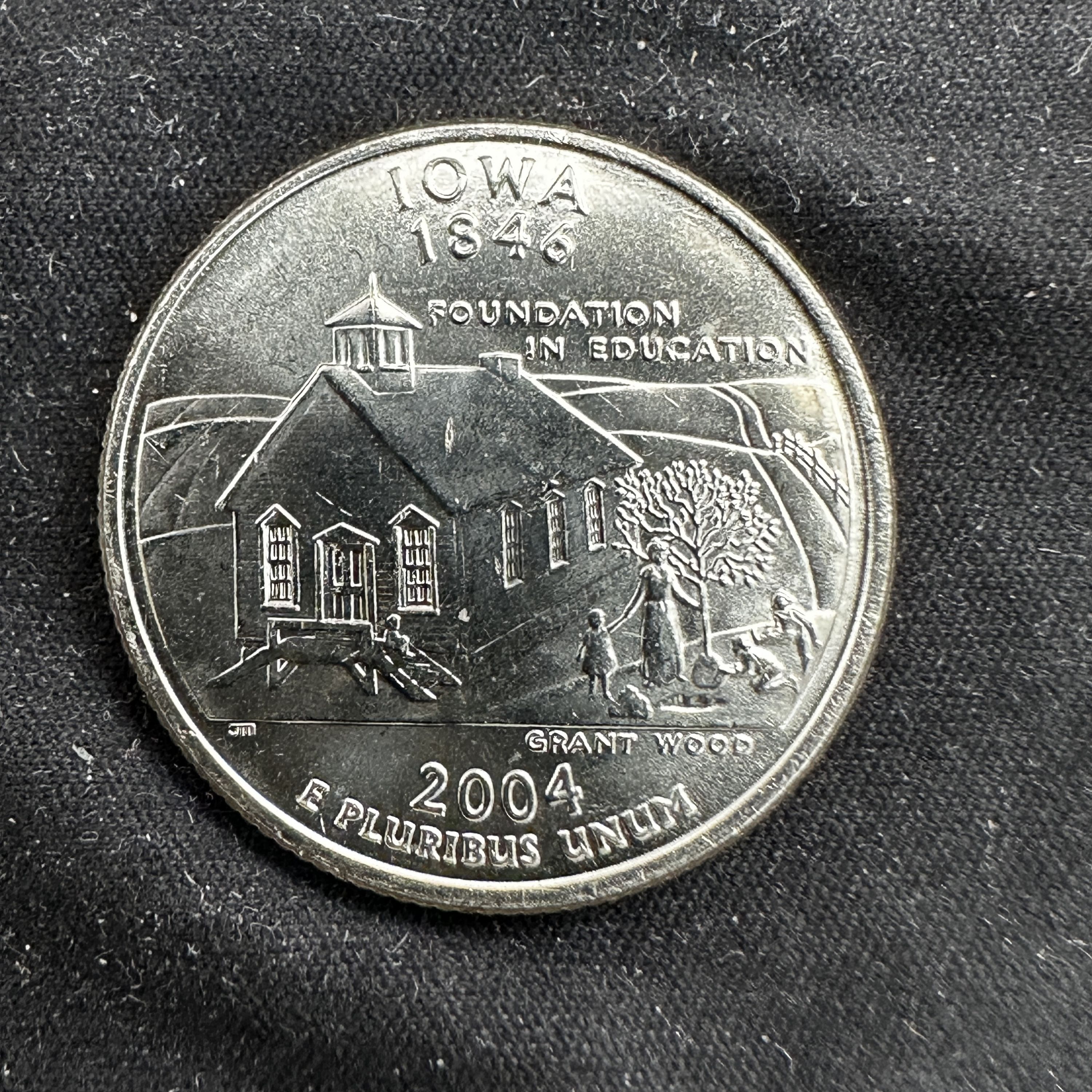 2004 D Uncirculated 50 States Quarter Iowa (050716) For Sale