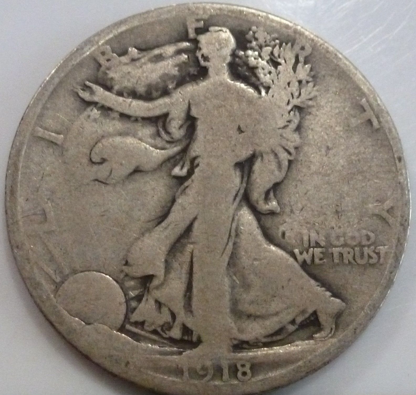 1918-D VERY GOOD WALKING LIBERTY HALF DOLLAR # 900-02 - For Sale, Buy ...