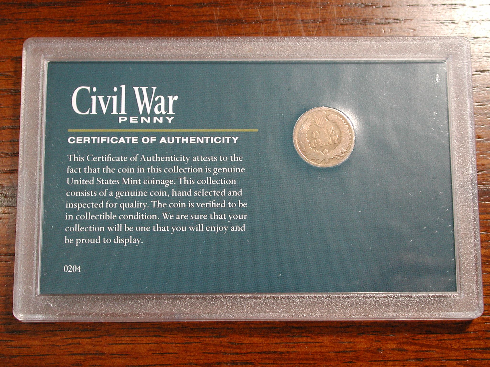Civil War Penny 1863