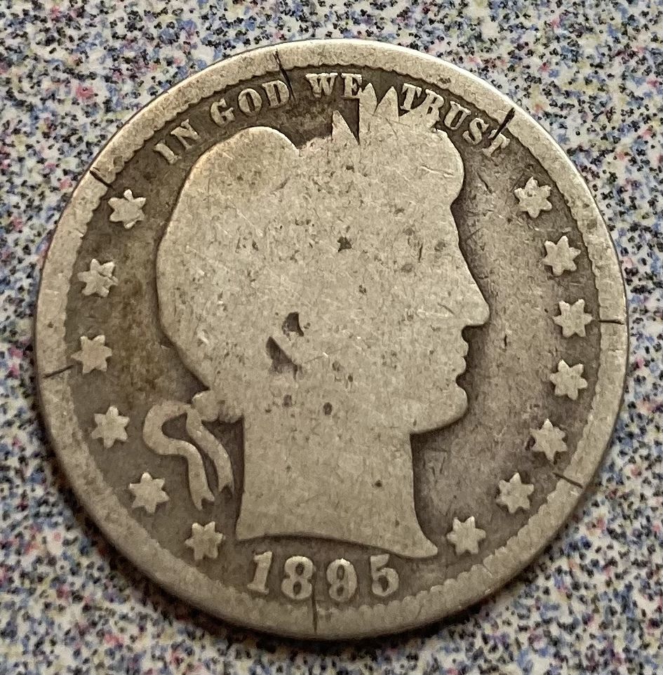 1895 quarter dollar with full rims For Sale, Buy Now Online Item