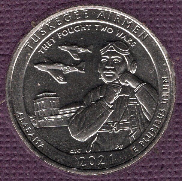 2021 D Tuskegee Airmen America The Beautiful Quarters 07011 For