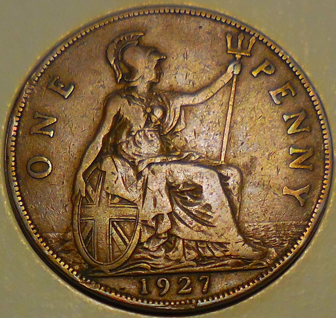 1927 Great Britain One Penny For Sale, Buy Now Online