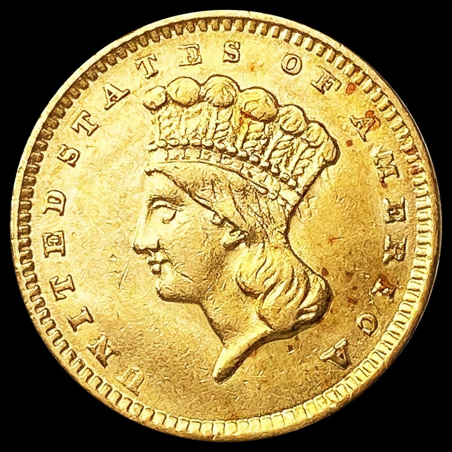 1856 Gold Dollar Upright 5 For Sale Buy Now Online Item 727771