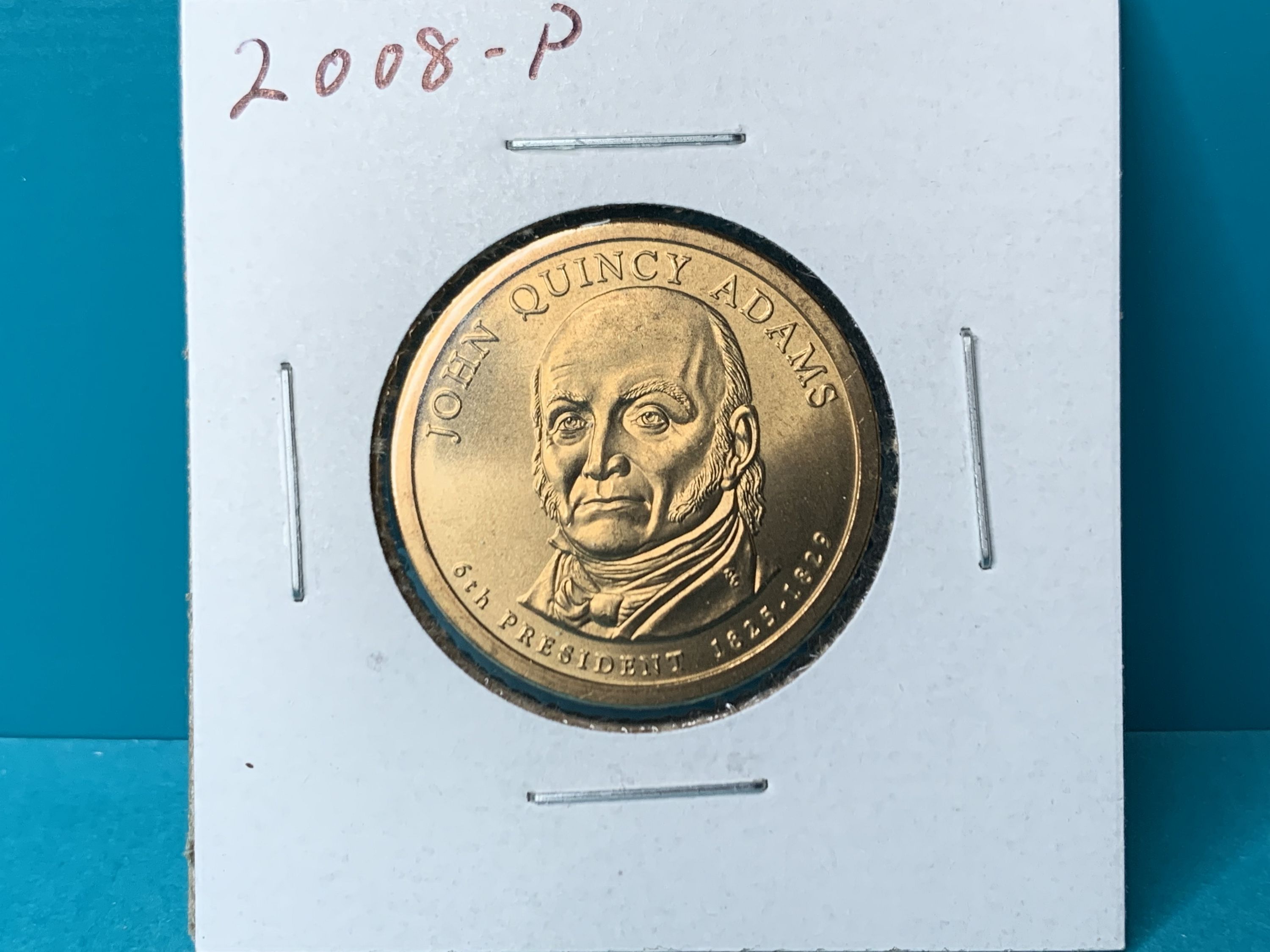 2008-P John Quincy Adams Presidential Dollar - For Sale, Buy Now Online ...