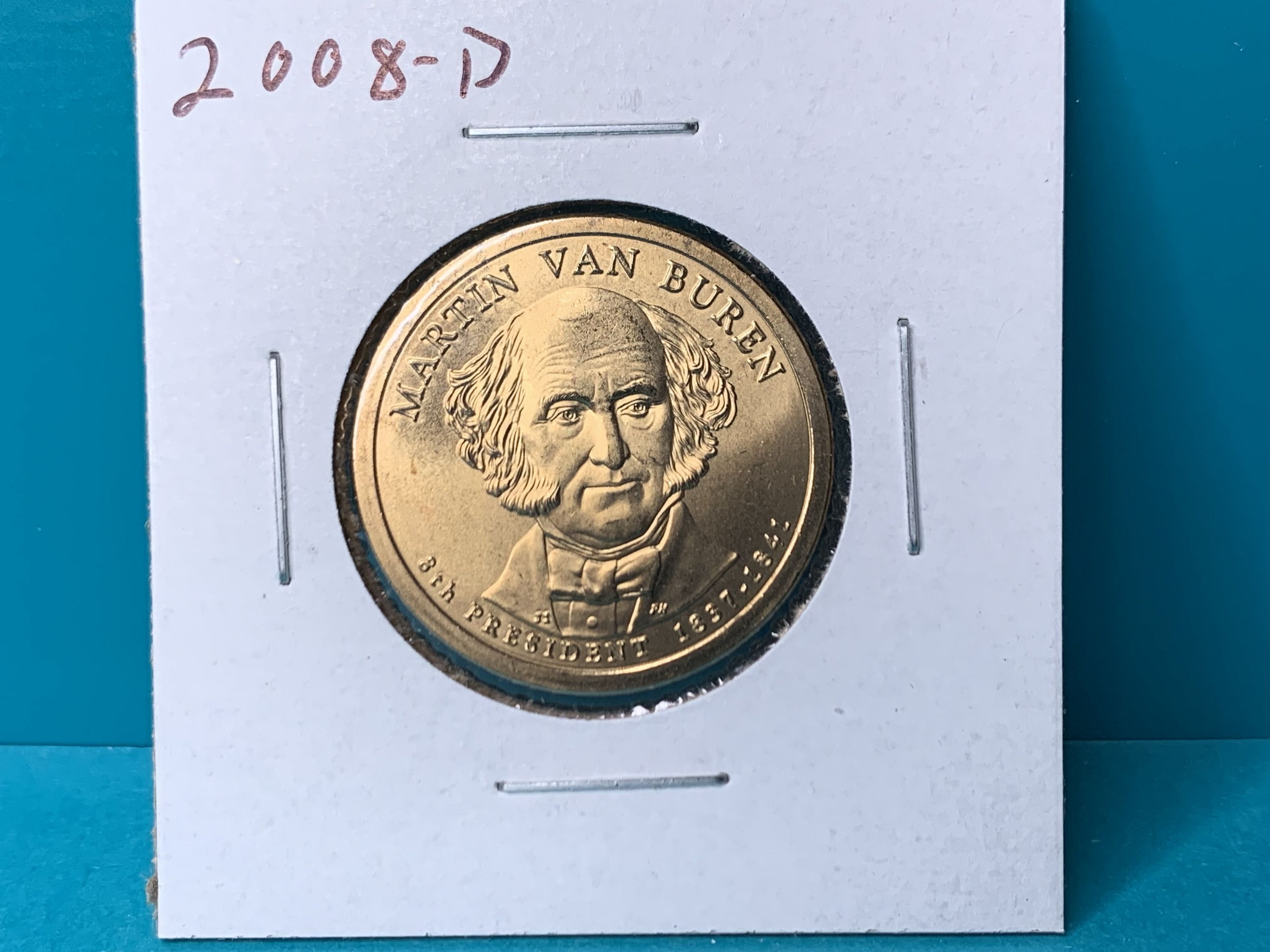 2008-D Martin Van Buren Presidential Dollar - For Sale, Buy Now Online