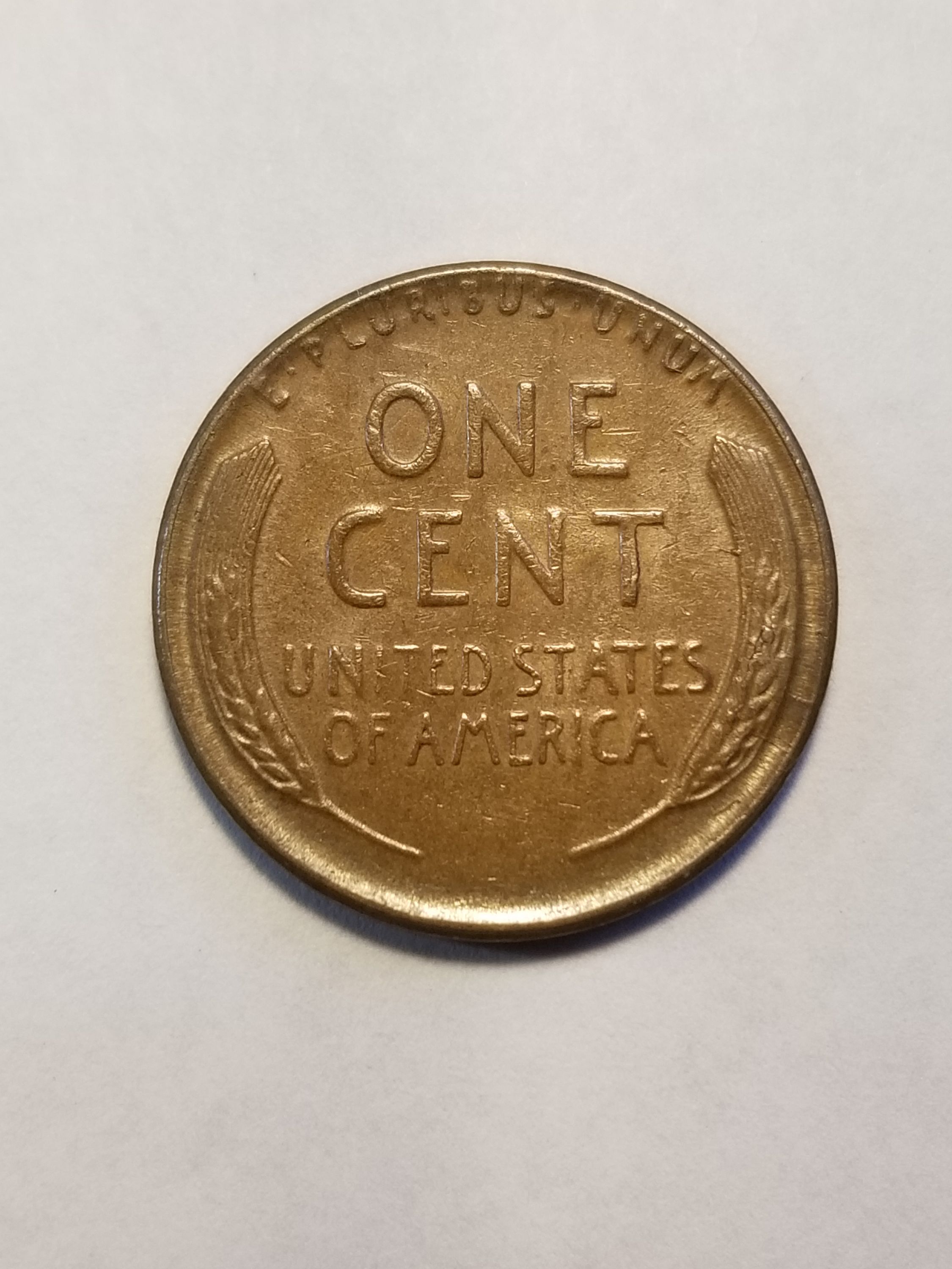 1955 P Lincoln Wheat Penny - Ungraded Copper Coin In Good/Very Good Condition (Philadelphia Mint)