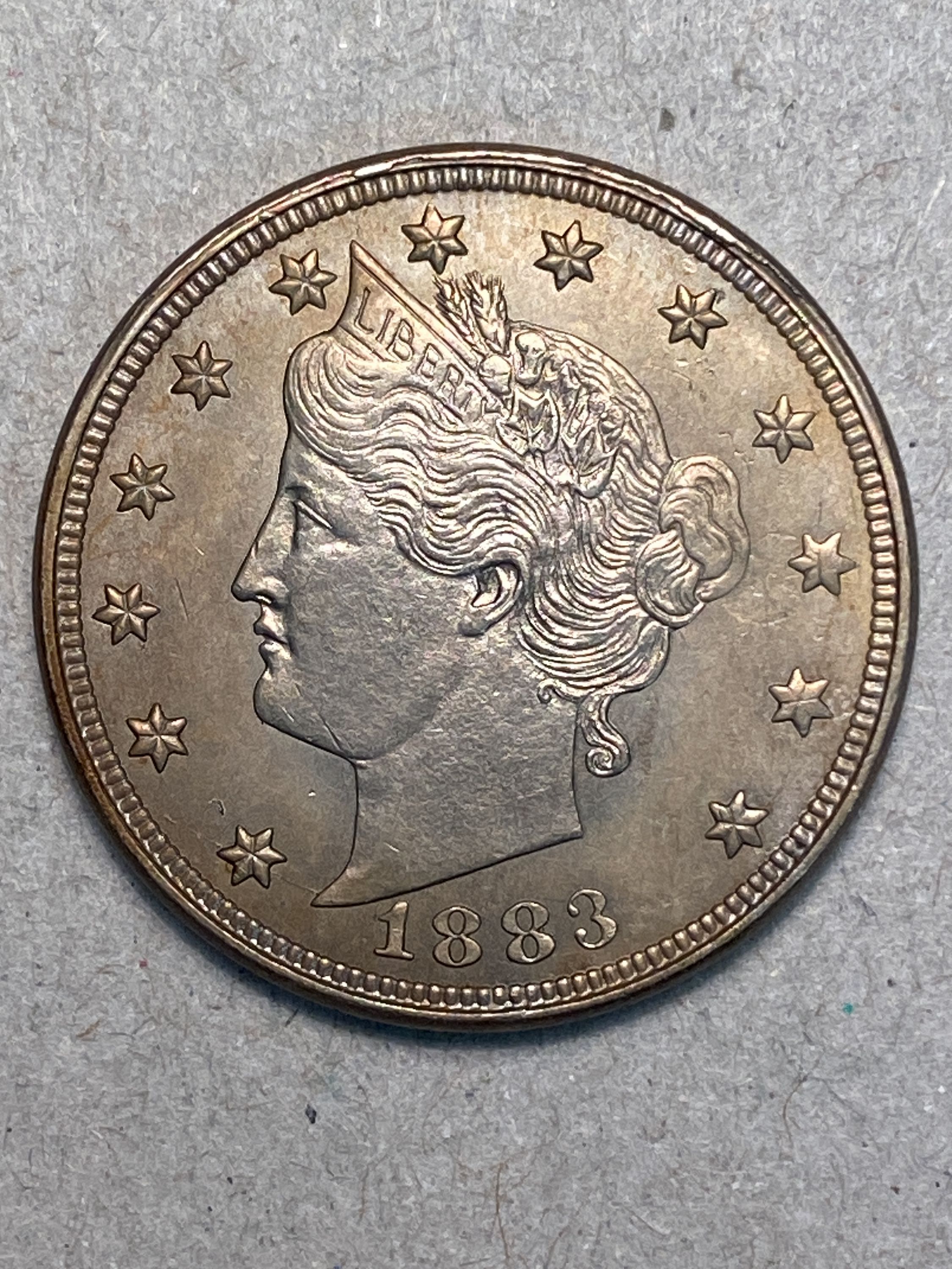 1883 No Cents Liberty V Nickel Ms63 For Sale Buy Now Online Item