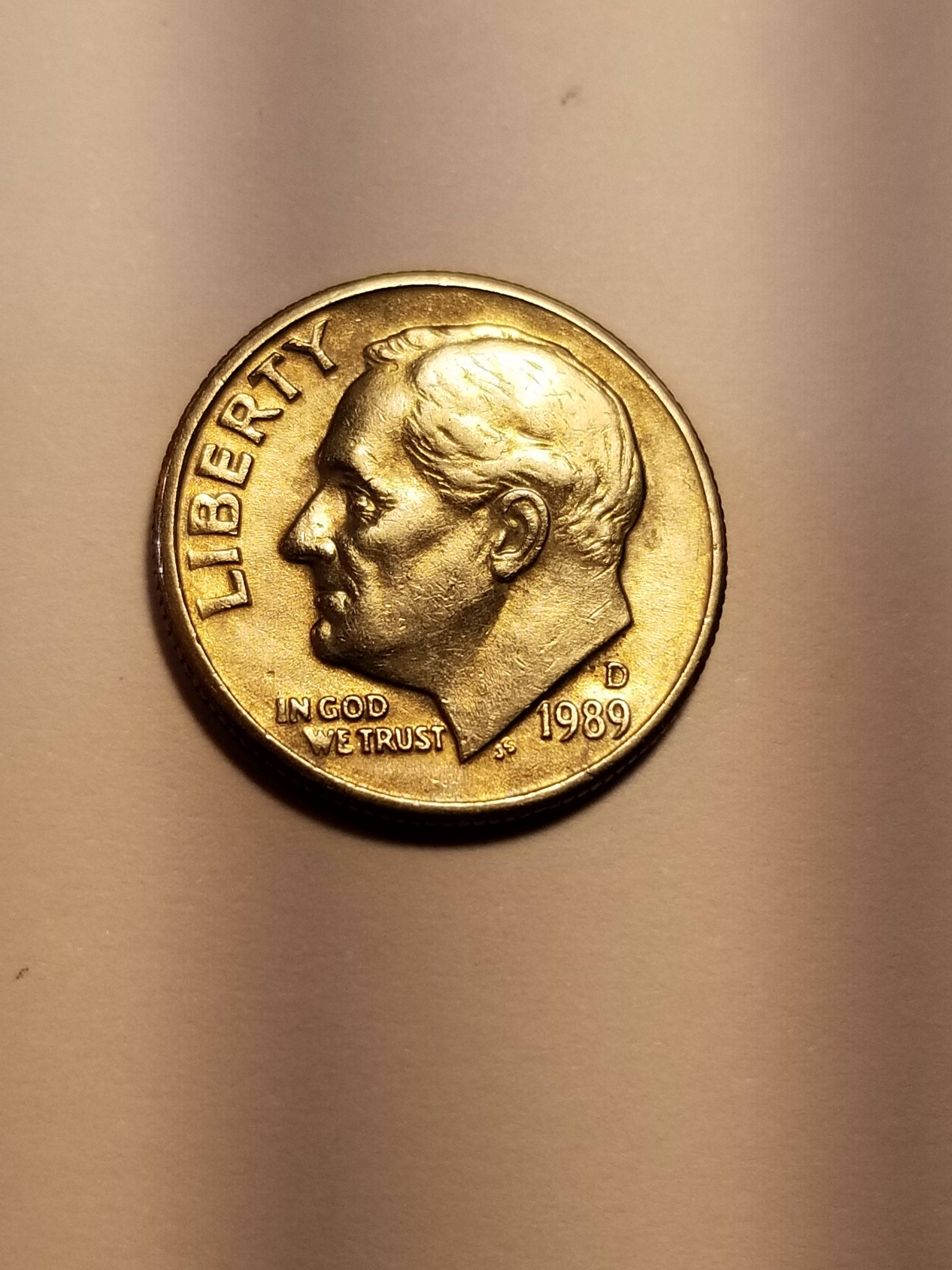 1989 D Roosevelt Dime - For Sale, Buy Now Online - Item #743194