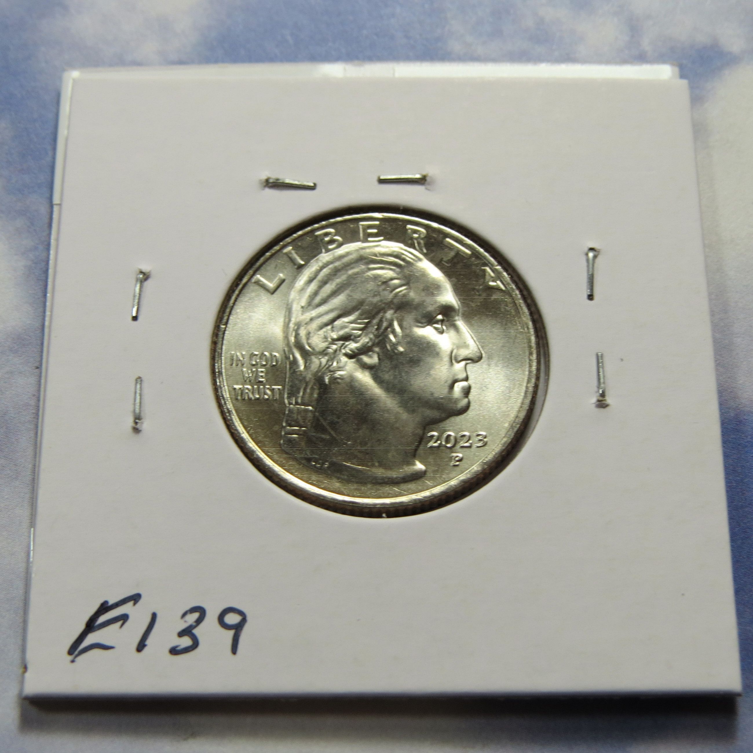 2023-P ERROR QUARTER ~ BESSIE COLEMAN - DIE CHIP ON LOWER WING CALL UFO ...