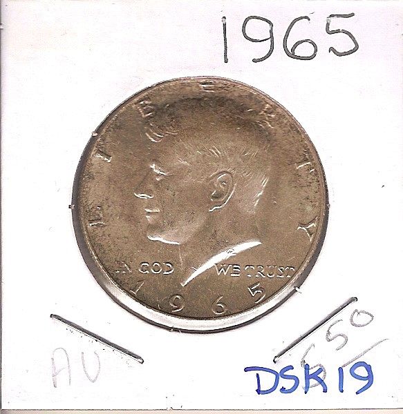 1965 Kennedy Half For Sale Buy Now Online Item 753792 1965 kennedy half for sale buy now online item 753792