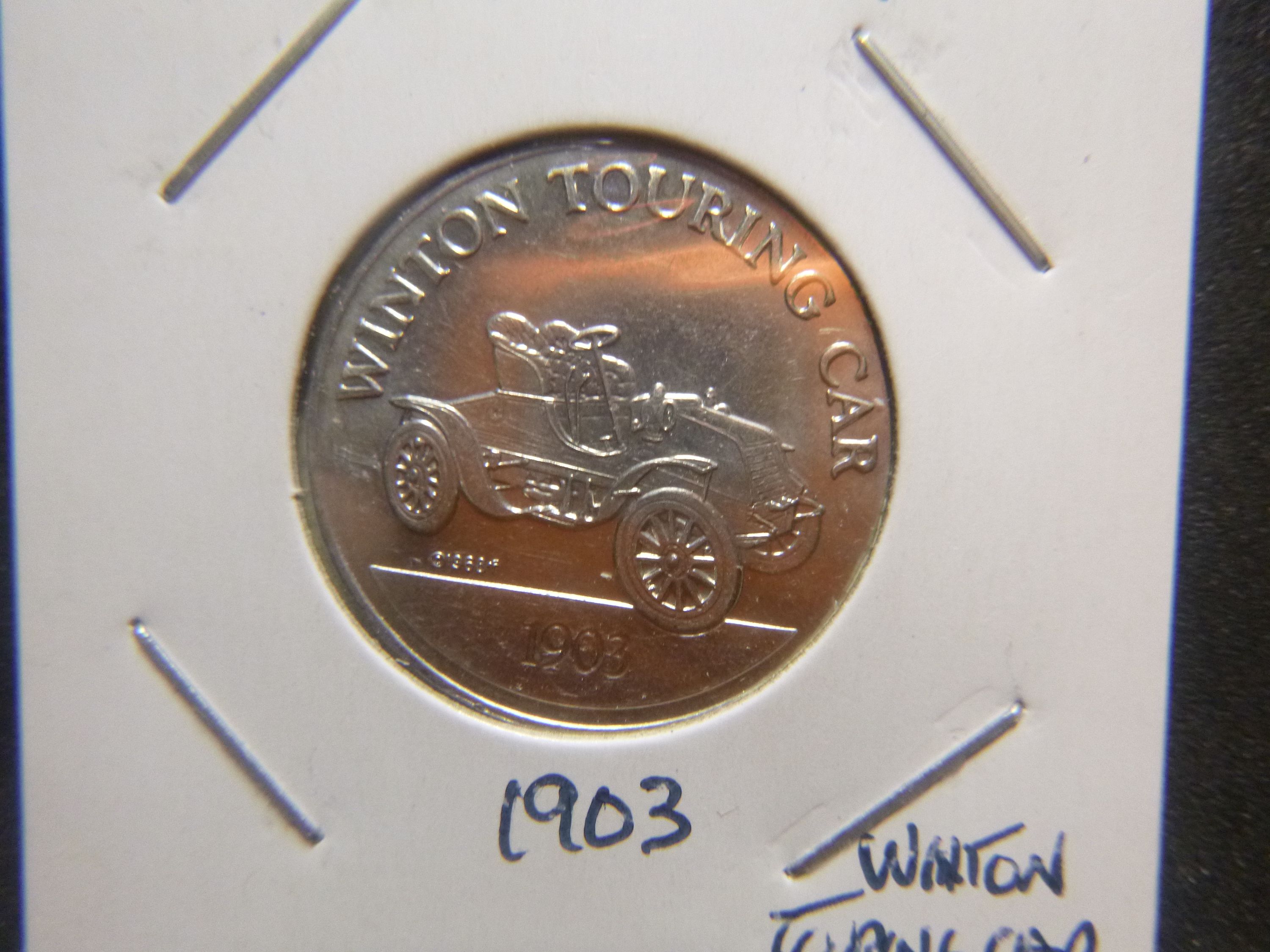 SUNOCO ANTIQUE CARS 1903 WINTON TOURING CAR TOKEN - For Sale, Buy Now