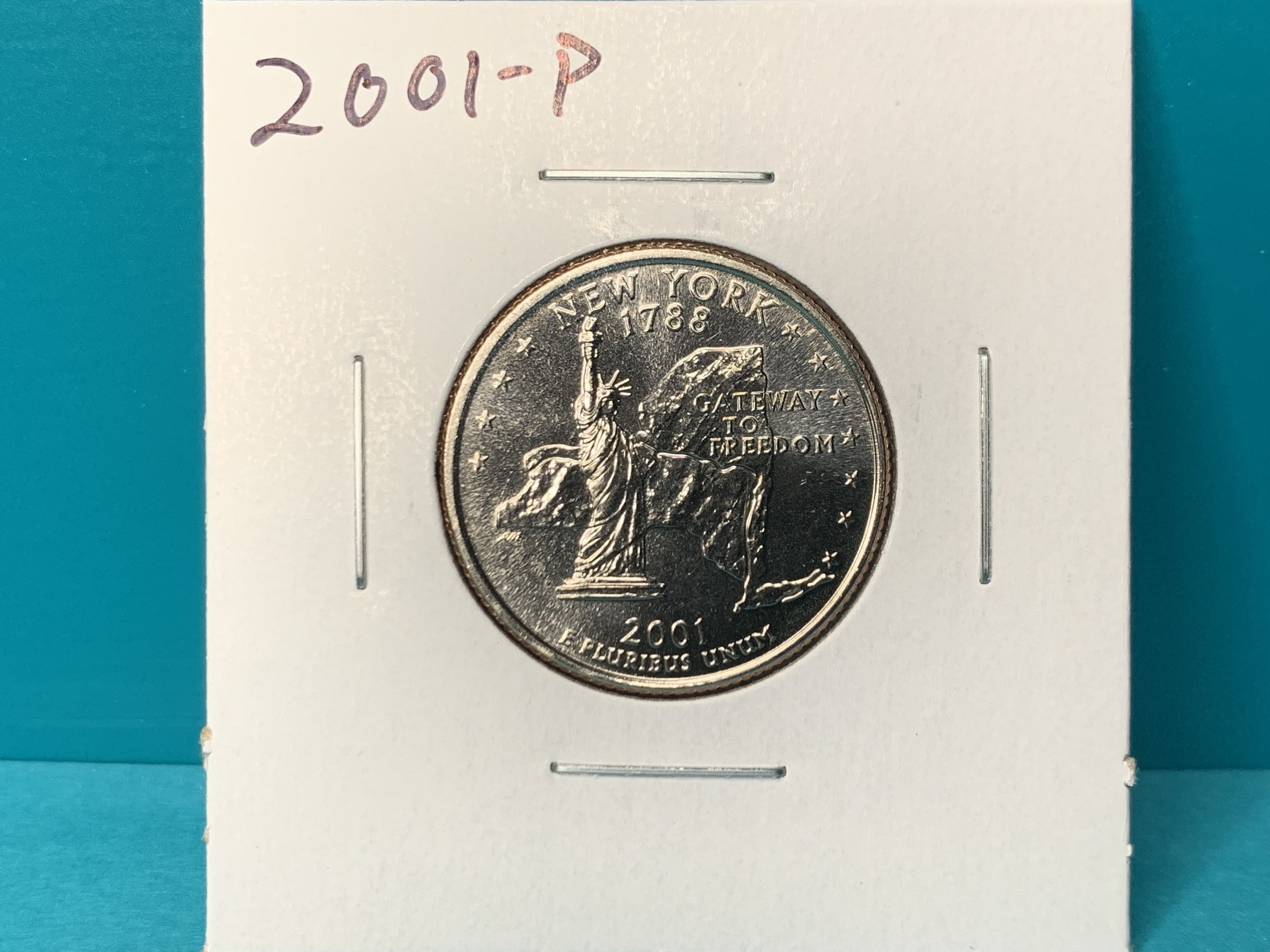 2001 P New York Quarter Value 2001-P New York 50 State Quarter - For Sale, Buy Now Online - Item #763692