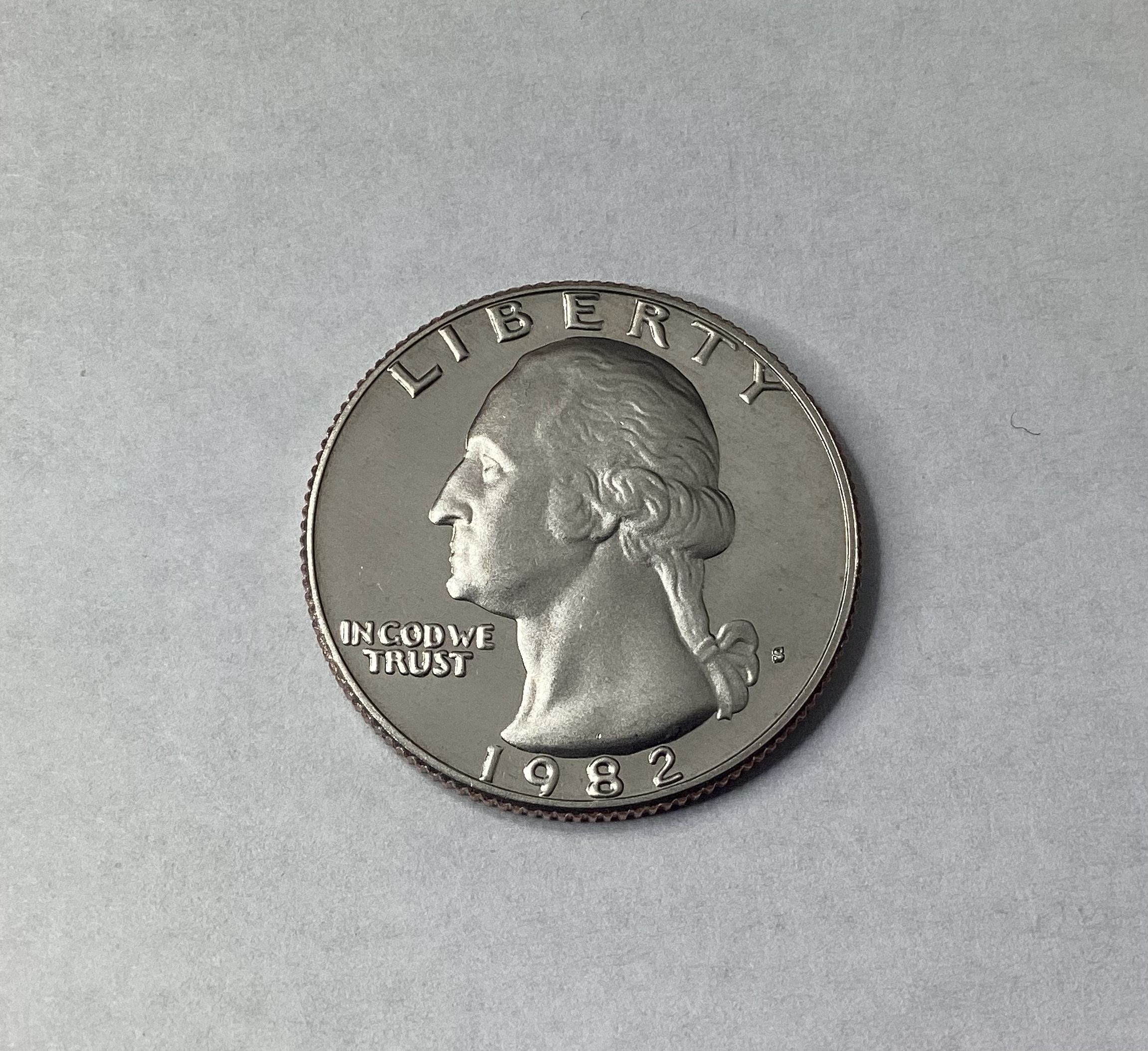 1982 Quarter Value No Mint Mark - fempr5m