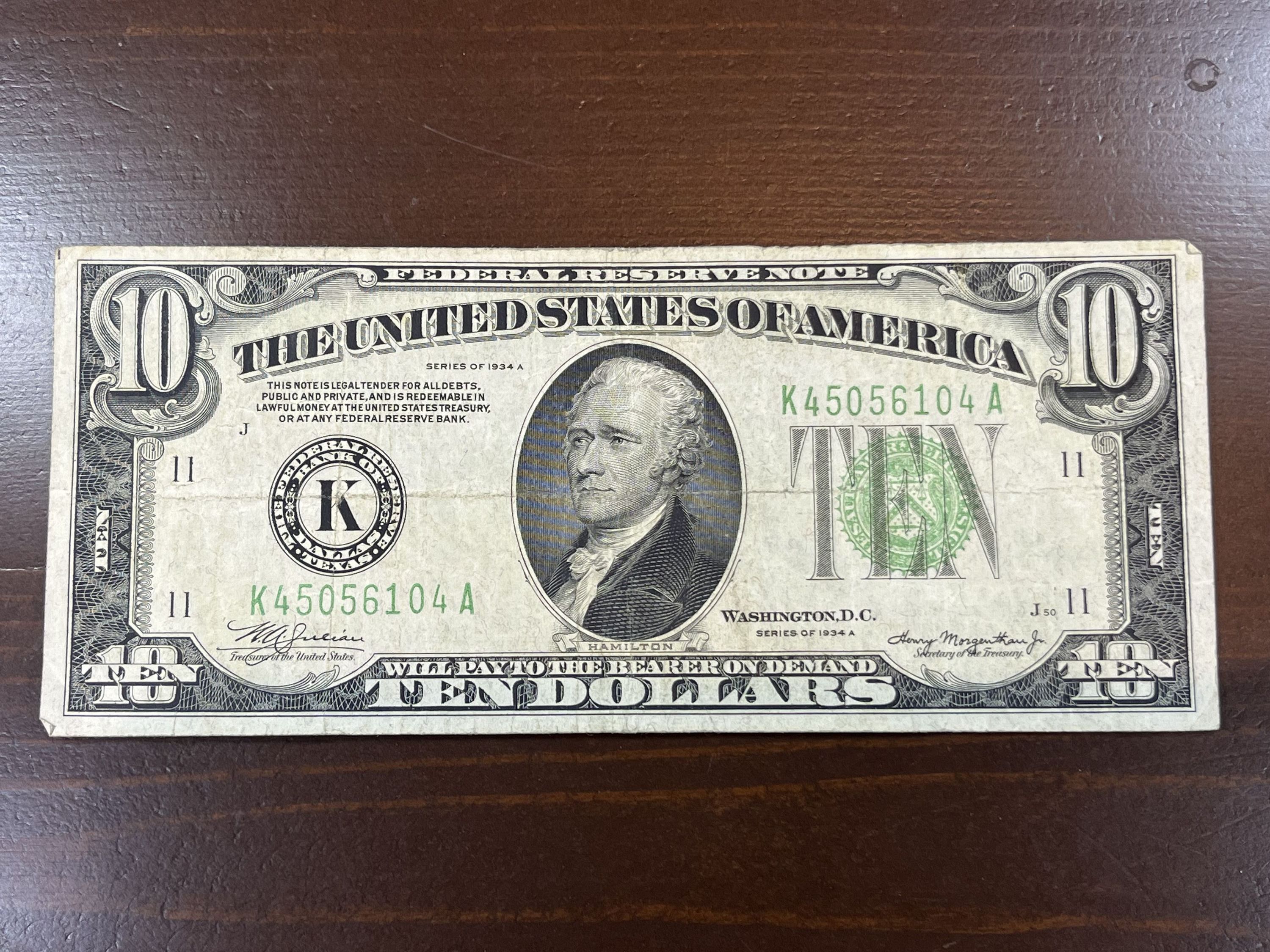 De100 Bill 1934 - 36quyct