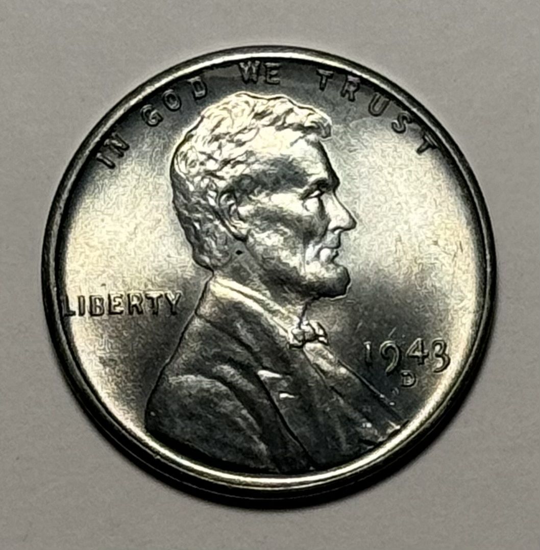 1943 D Lincoln Wheat Steel Cent - For Sale, Buy Now Online - Item #765673
