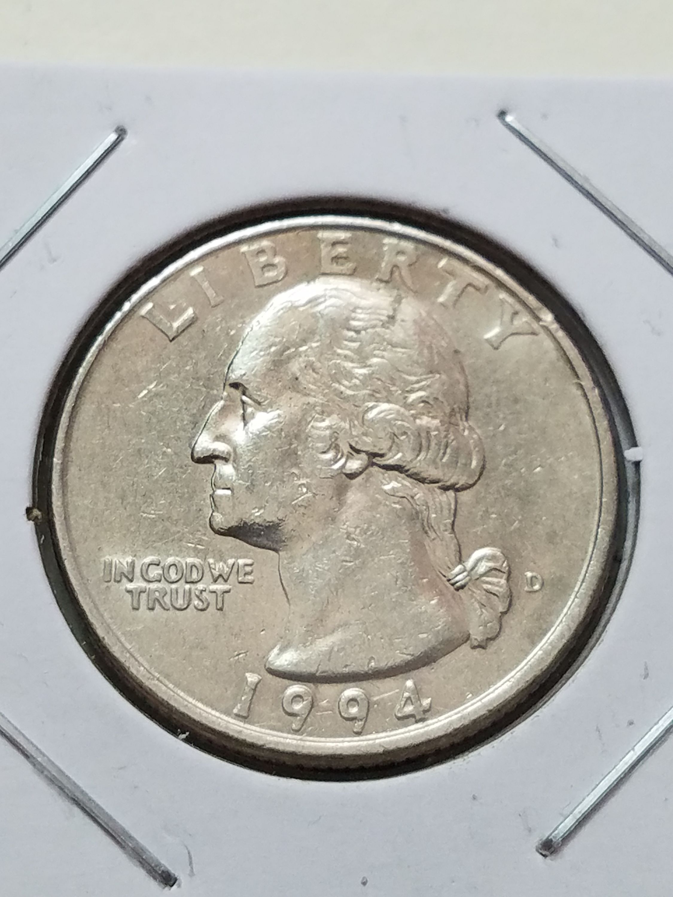 1994 D WASHINGTON QUARTER ERRORS visual data 7