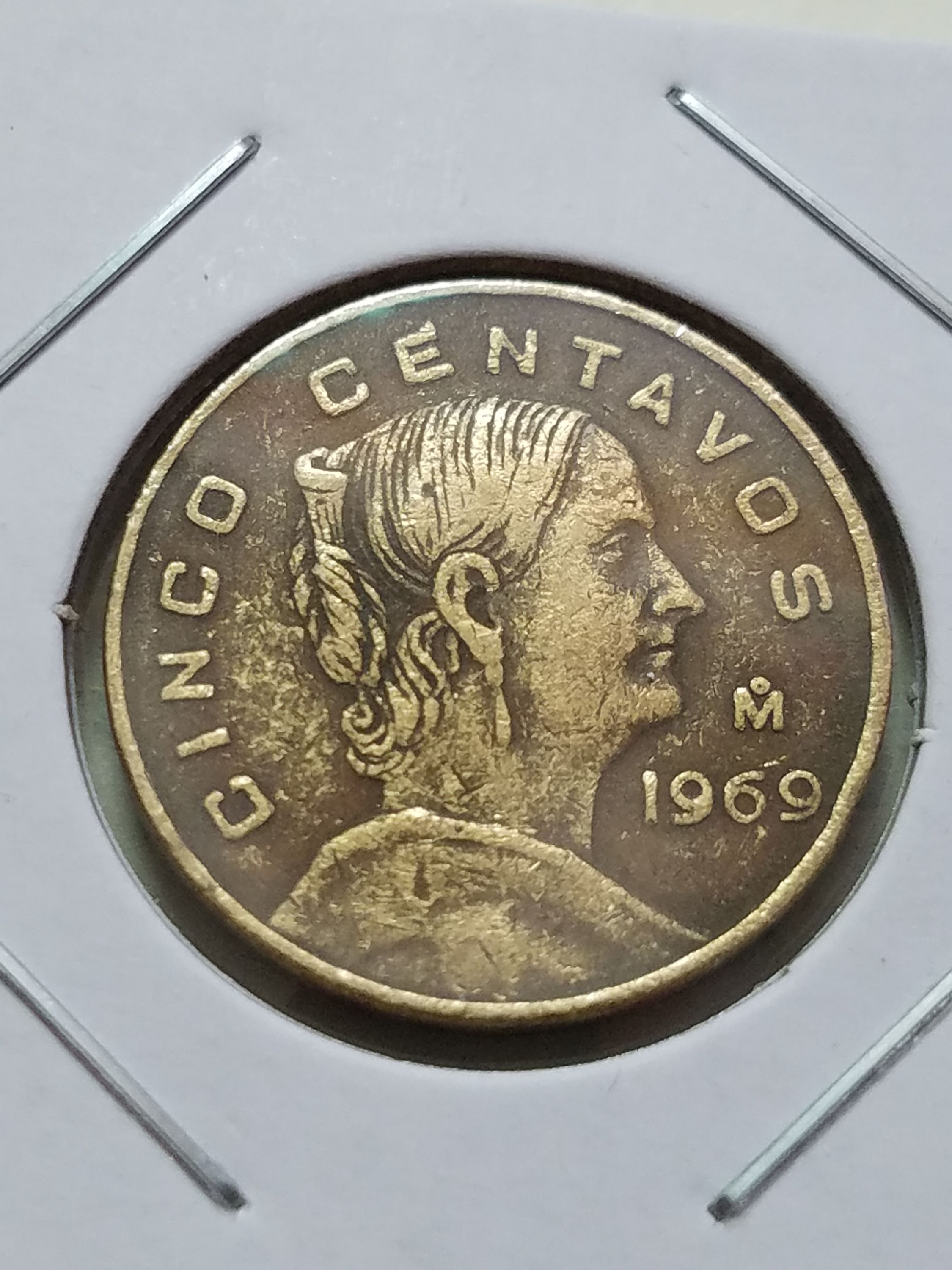 1969 Mexico Cinco Centavos 5 Cents For Sale Buy Now Online Item 1969-mexico-cinco-centavos-5-cents-for-sale-buy-now-online-item