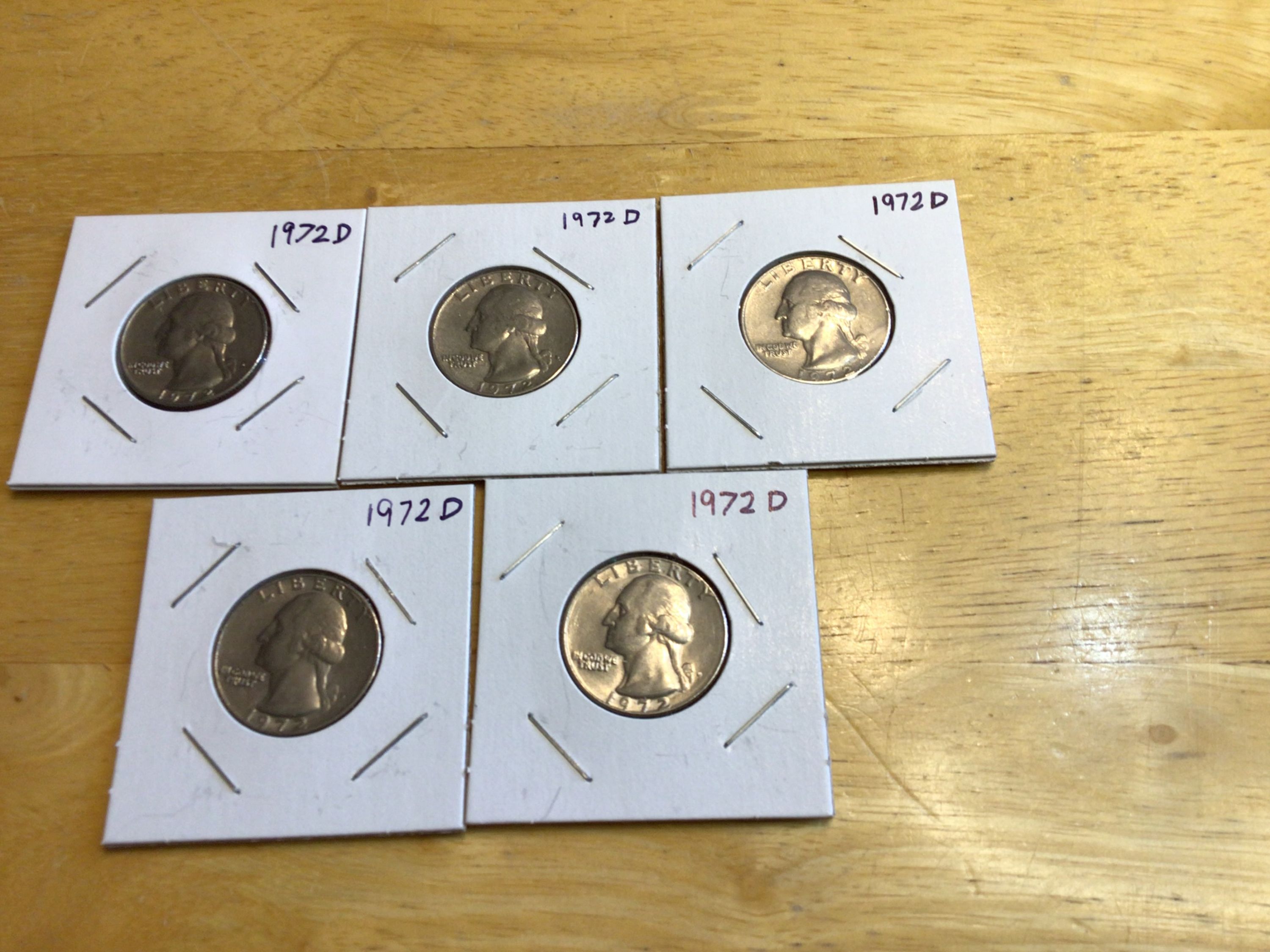 1972-D Washington Quarter, 1 Coin, Great Folder Filler, Free Shipping ...