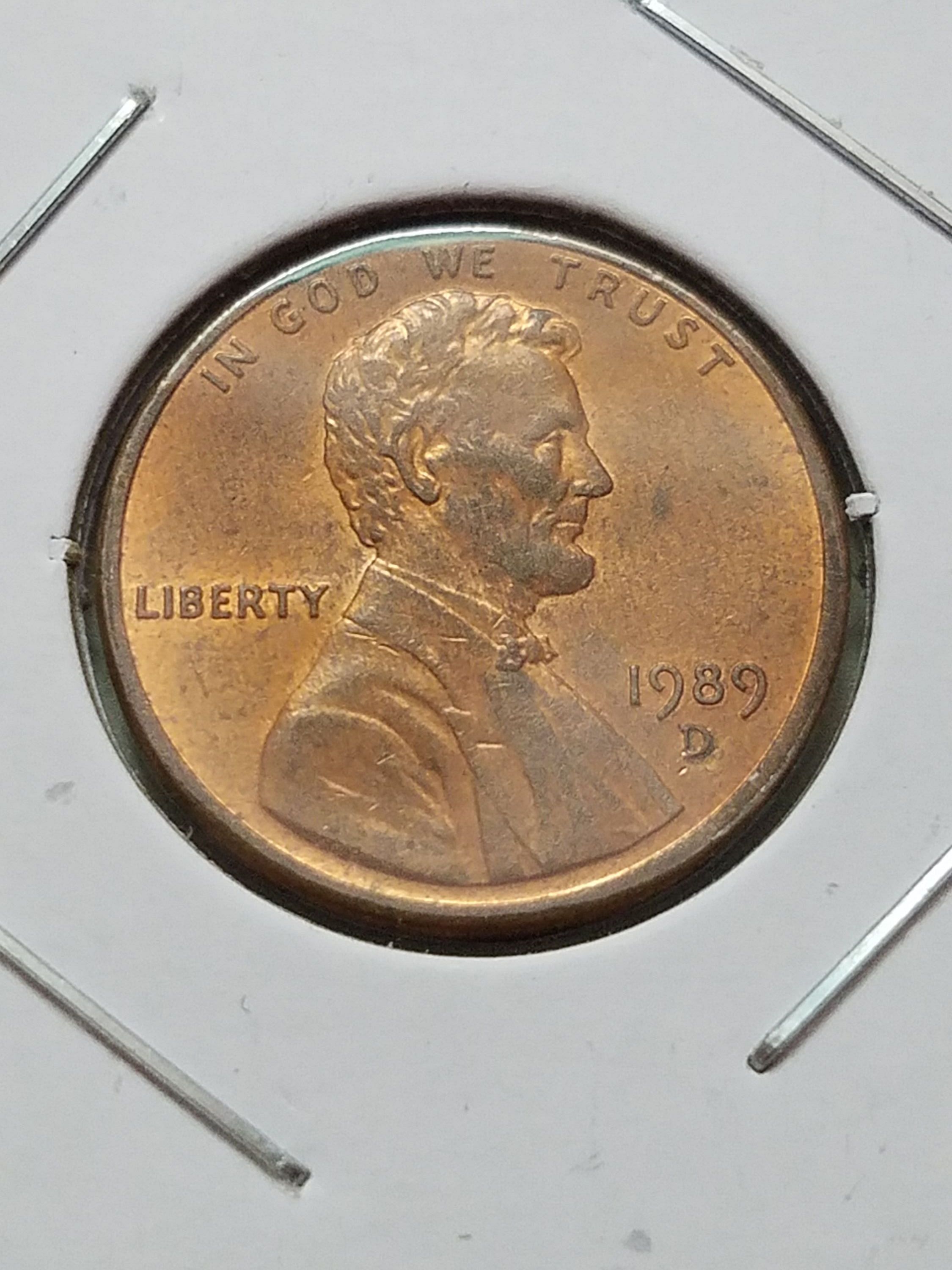 1989 Off Center Penny: How Much Is Yours Worth? - axldd61