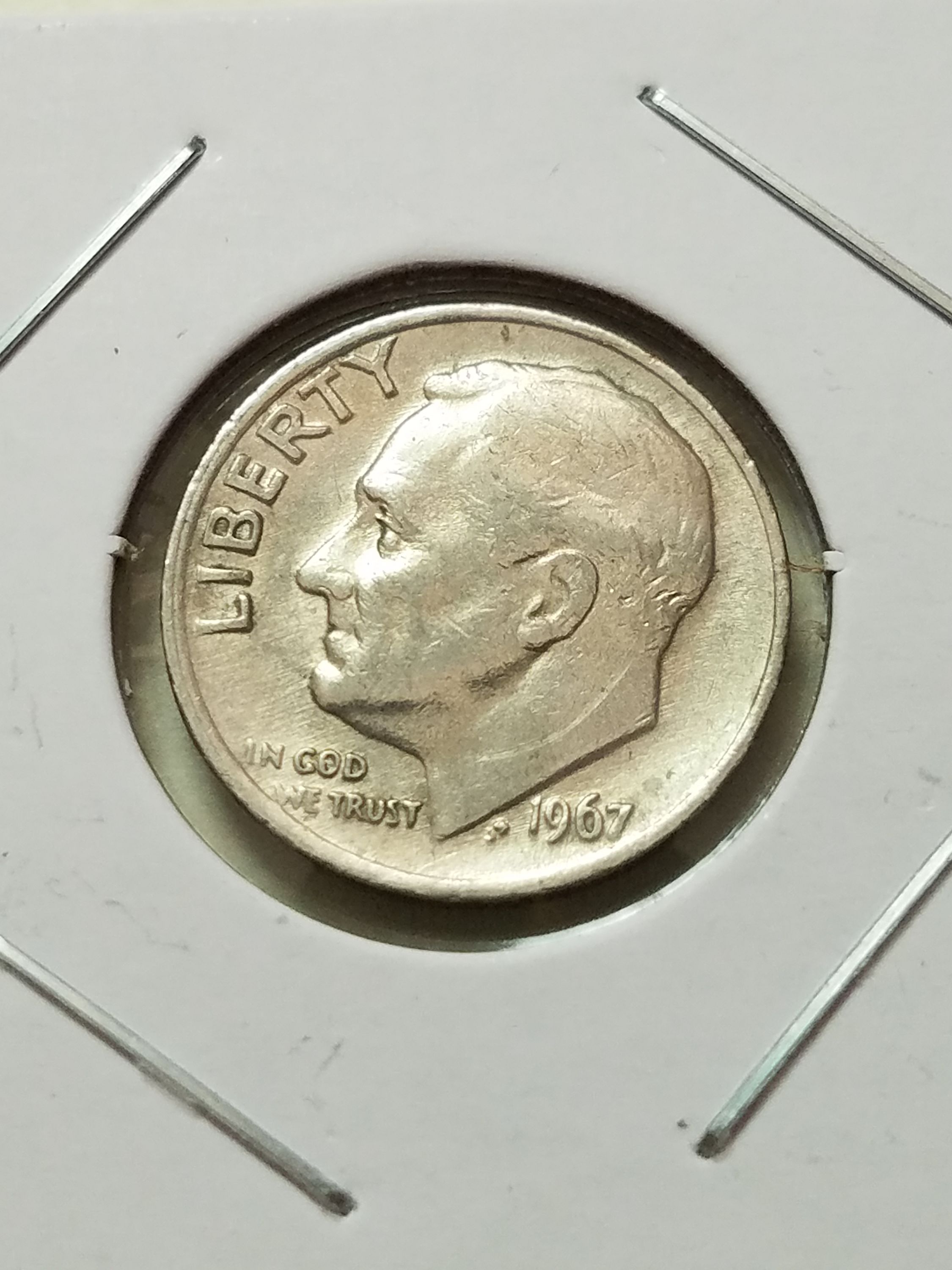 1967 P Roosevelt Dime DDO and Off Center - For Sale, Buy Now Online ...